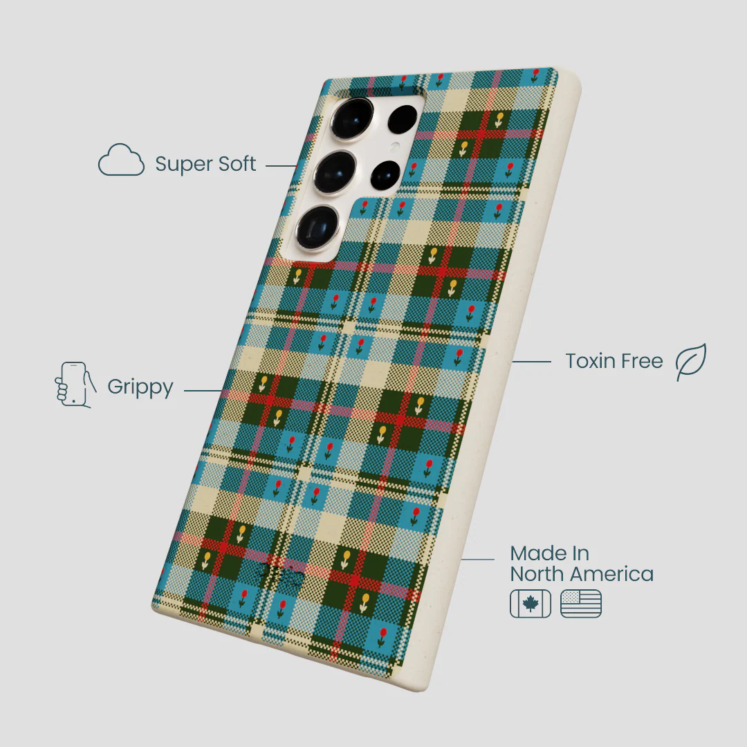 London Fog Plaid Picnic Samsung Galaxy S24 Ultra Case - Image 4
