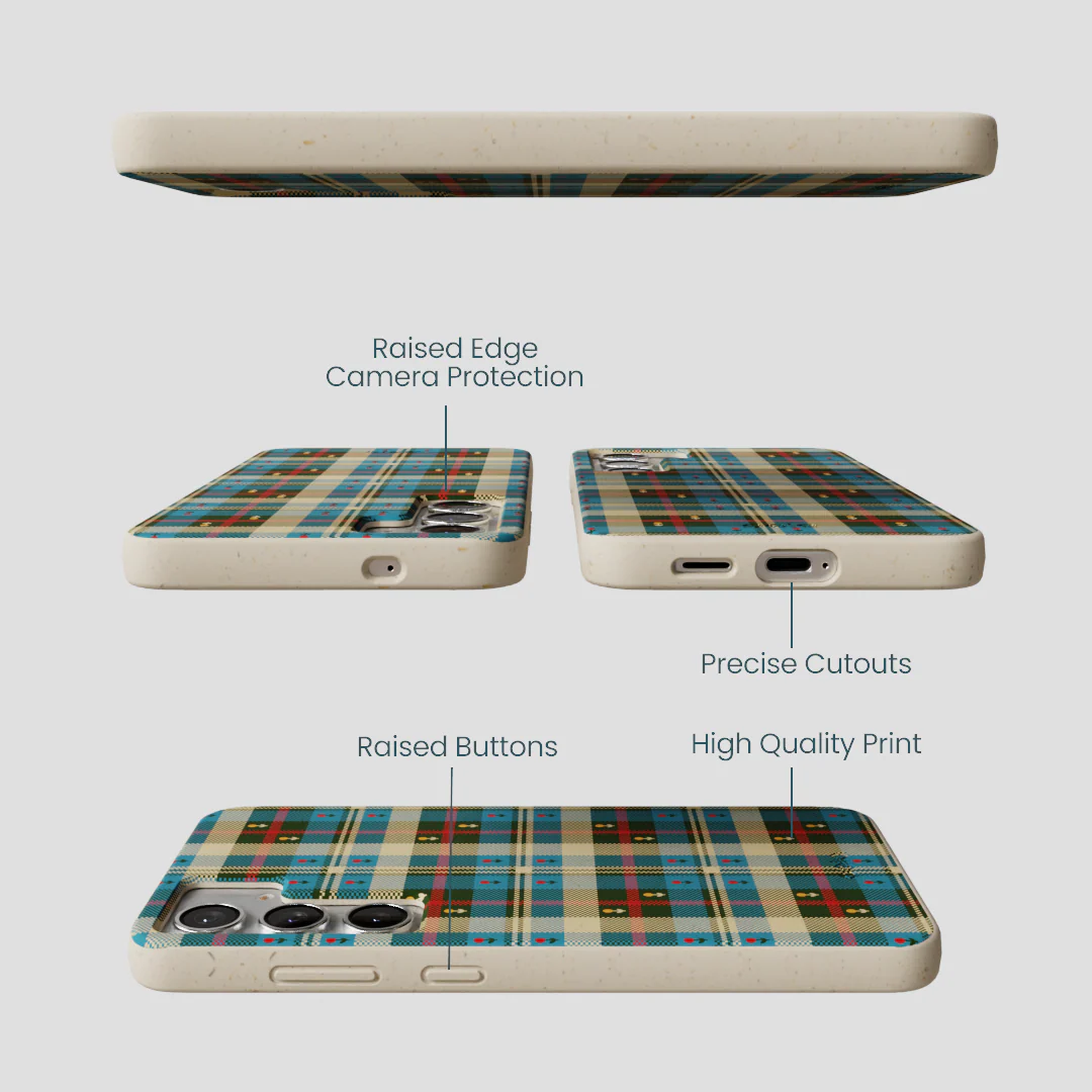 London Fog Plaid Picnic Samsung Galaxy S25+(Plus) Case - Image 3