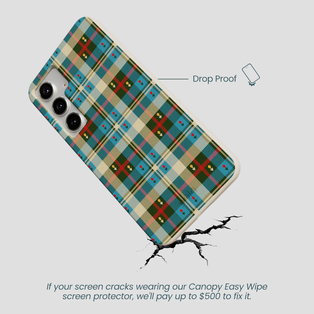 London Fog Plaid Picnic Samsung Galaxy S25+(Plus) Case - Image 5
