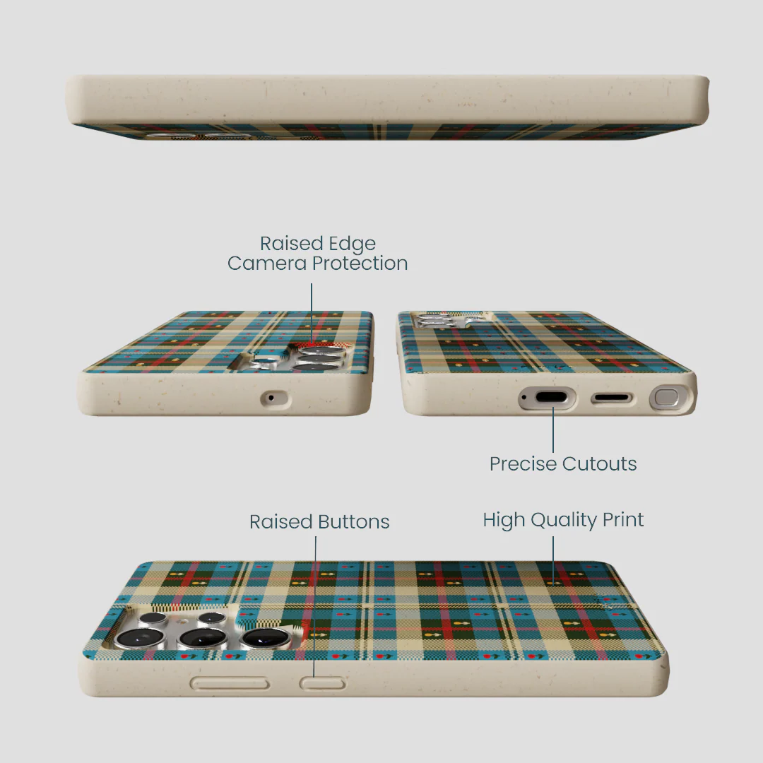 London Fog Plaid Picnic Samsung Galaxy S25 Ultra Case - Image 3