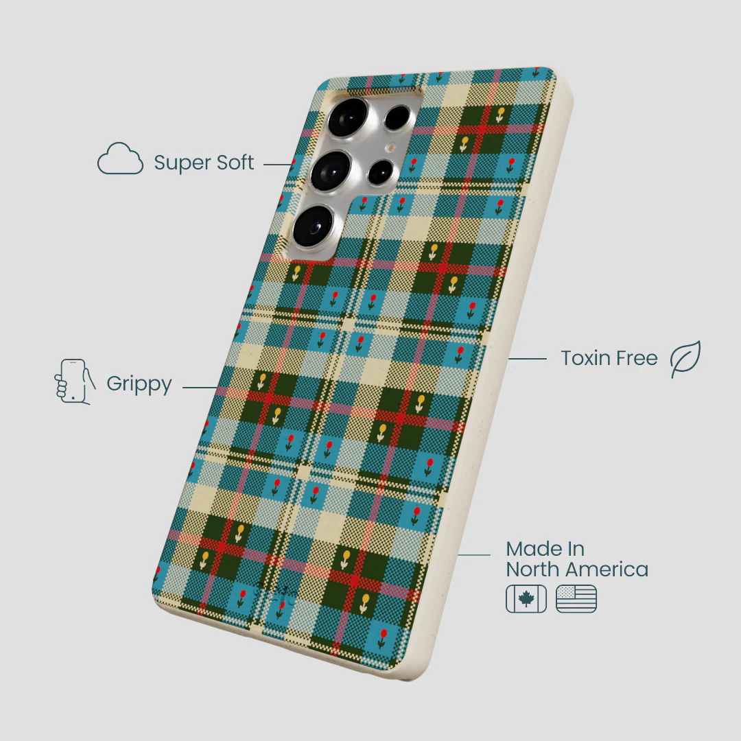London Fog Plaid Picnic Samsung Galaxy S25 Ultra Case - Image 4
