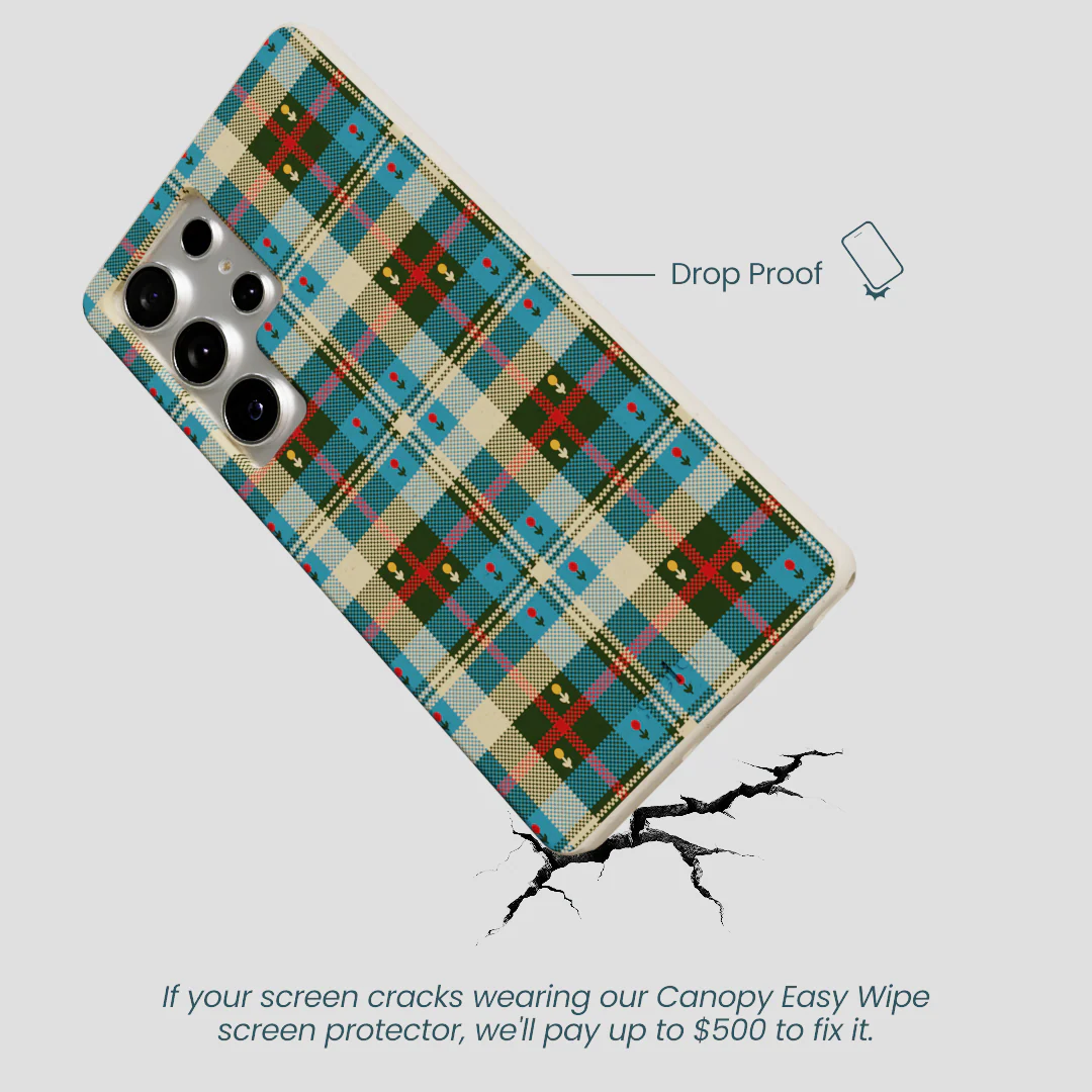 London Fog Plaid Picnic Samsung Galaxy S25 Ultra Case - Image 5