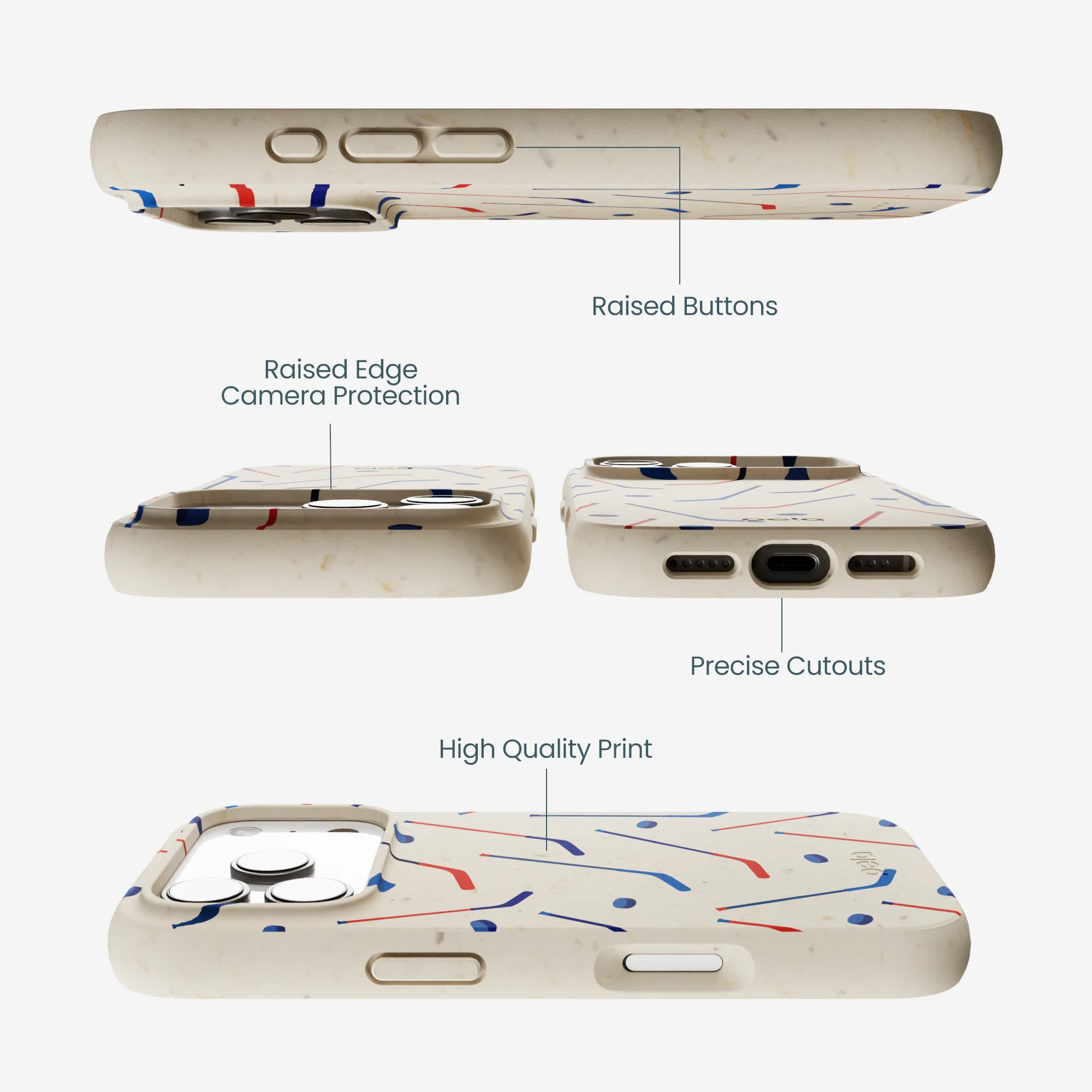 London Fog Pucks and Sticks iPhone 17 Pro Case - Image 3