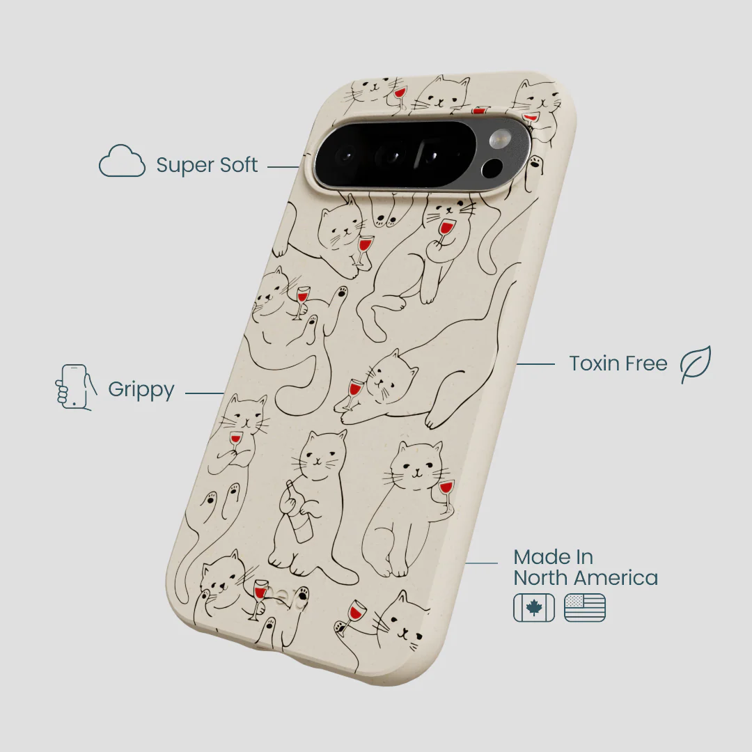 London Fog Purr and Pour Google Pixel 10 Pro XL Case - Image 4