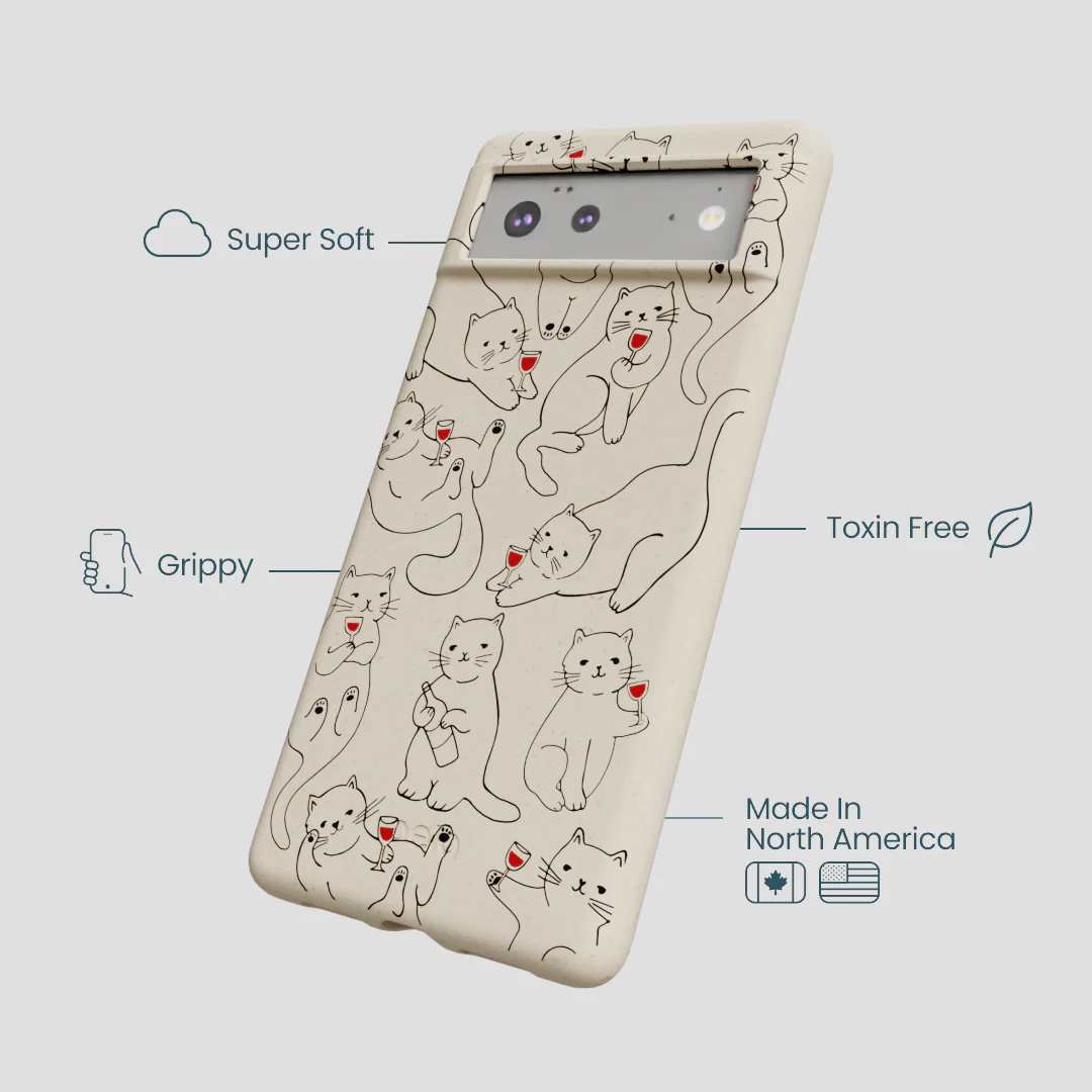 London Fog Purr and Pour Google Pixel 6 Case - Image 4