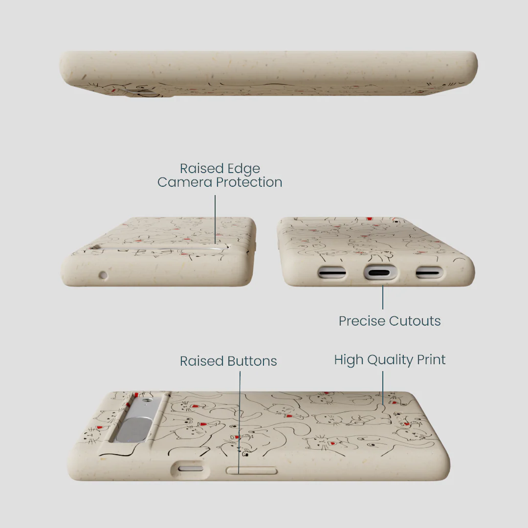 London Fog Purr and Pour Google Pixel 7a Case - Image 3