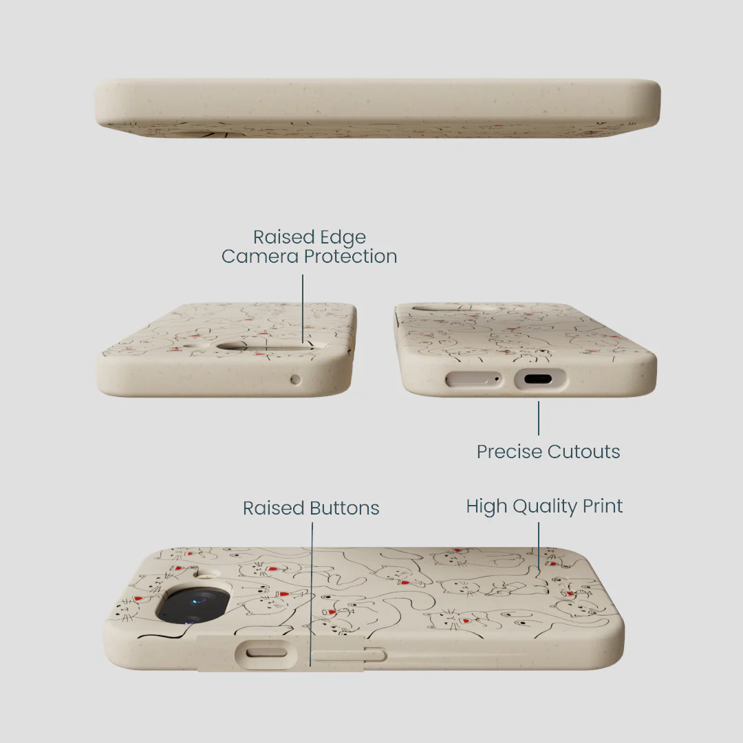 London Fog Purr and Pour Google Pixel 9a Case - Image 3