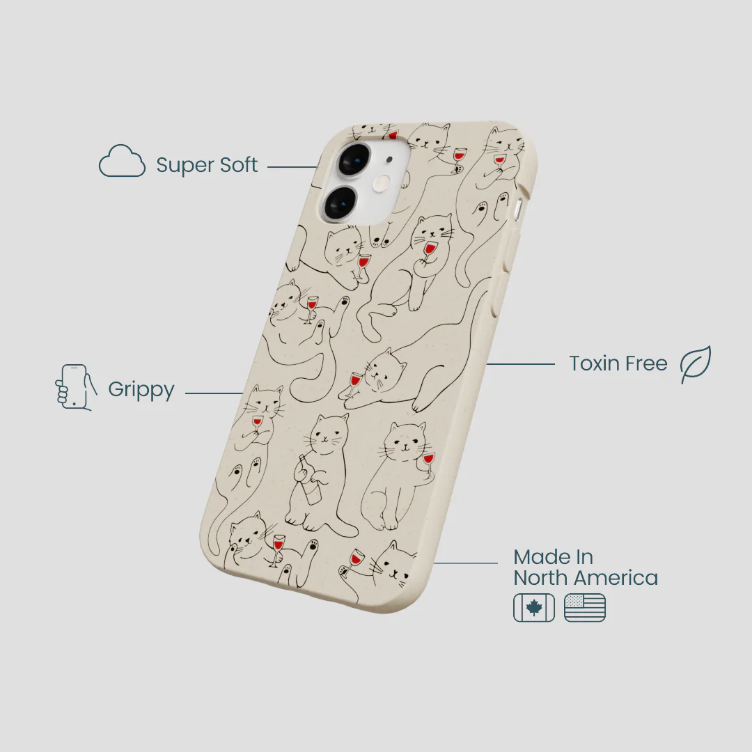 London Fog Purr and Pour iPhone 12 Mini Case - Image 4