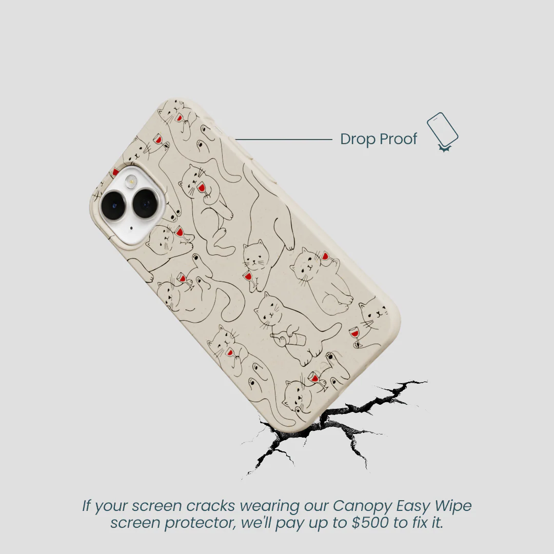 London Fog Purr and Pour iPhone 13 Mini Case - Image 5