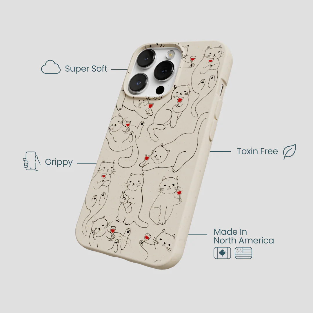 London Fog Purr and Pour iPhone 13 Pro Case - Image 4