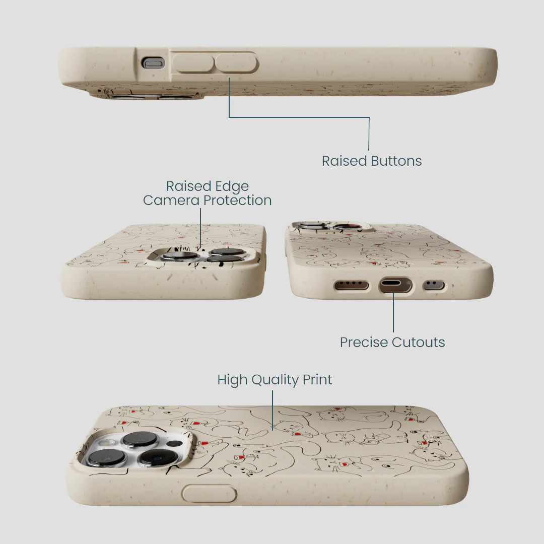 London Fog Purr and Pour iPhone 13 Pro Max Case - Image 3