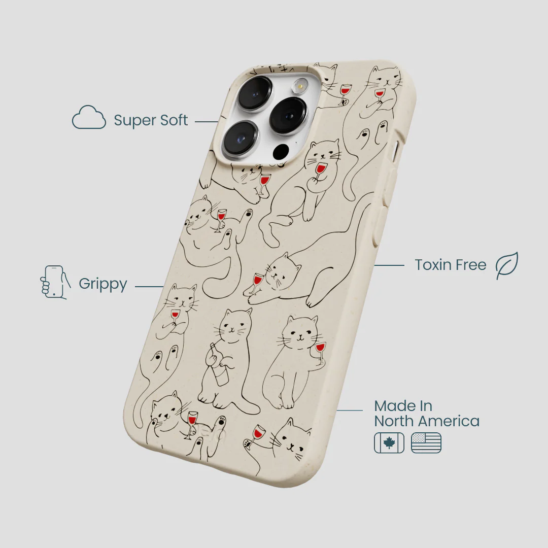 London Fog Purr and Pour iPhone 13 Pro Max Case - Image 4