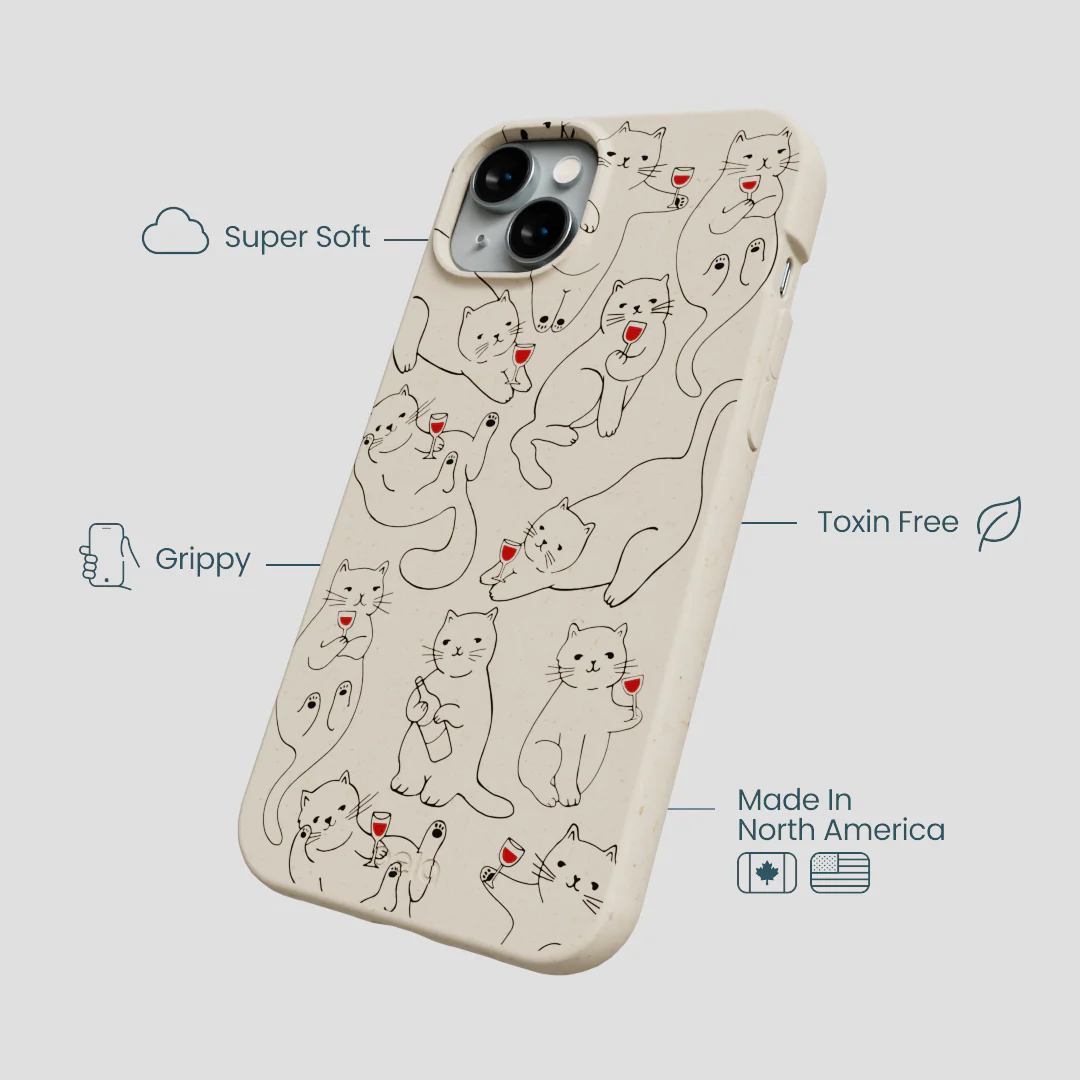 London Fog Purr and Pour iPhone 14 Plus Case - Image 4