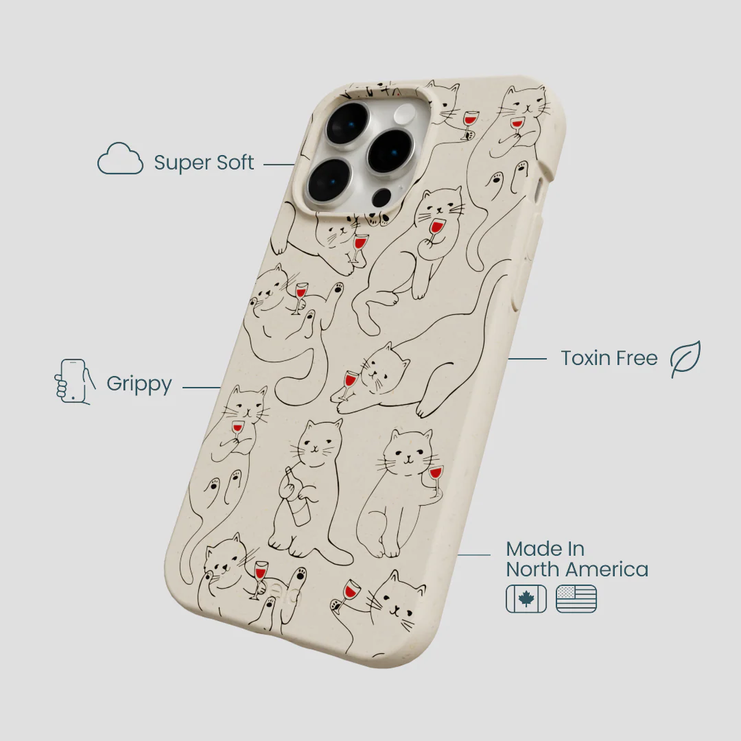 London Fog Purr and Pour iPhone 14 Pro Max Case - Image 4