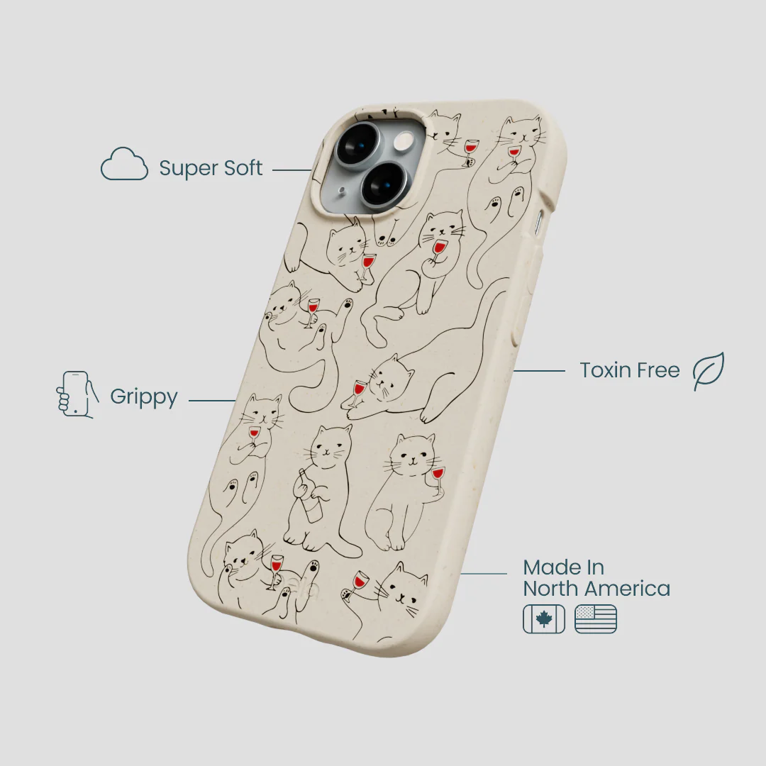 London Fog Purr and Pour iPhone 15 Case - Image 4