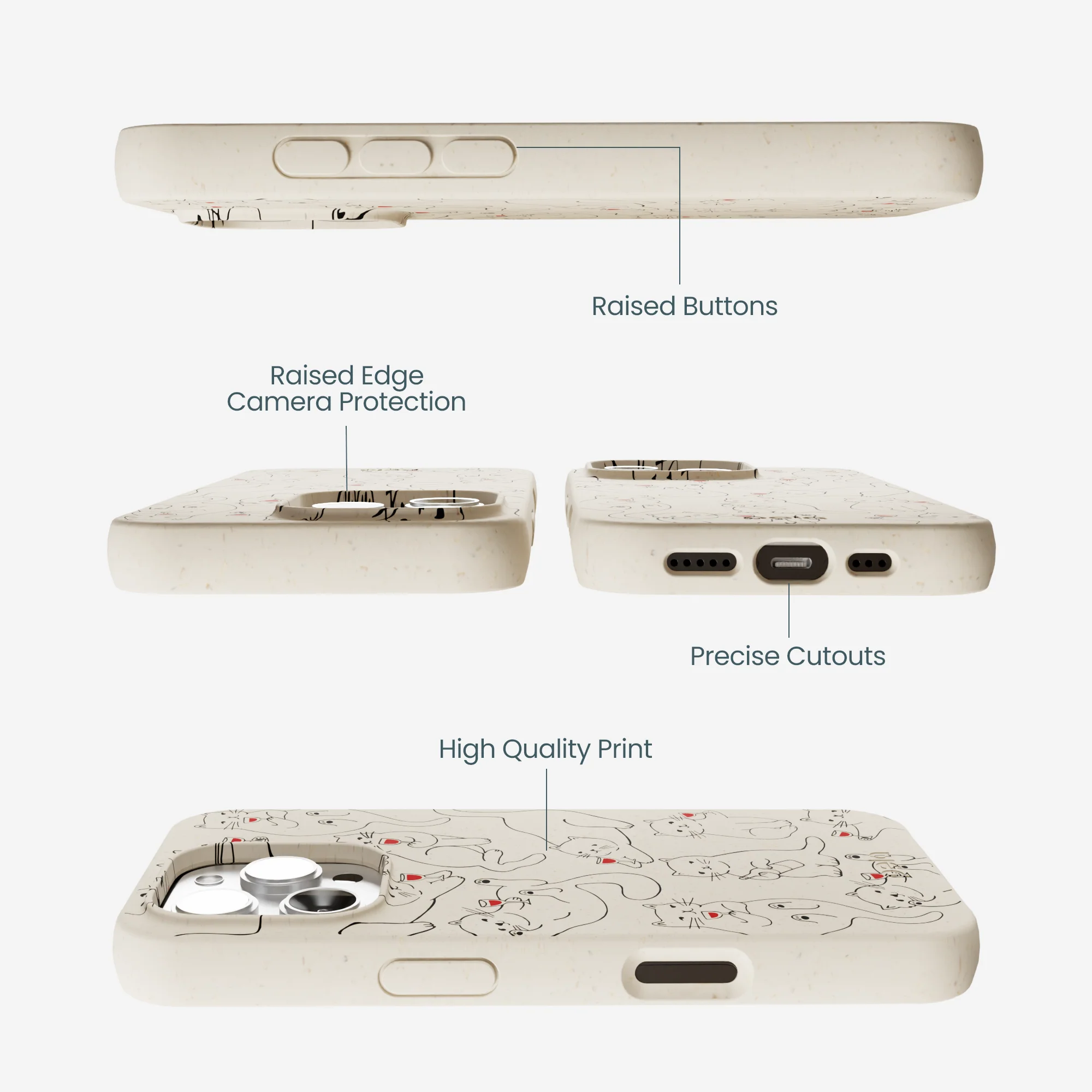 London Fog Purr and Pour iPhone 16 Pro Max Case - Image 3