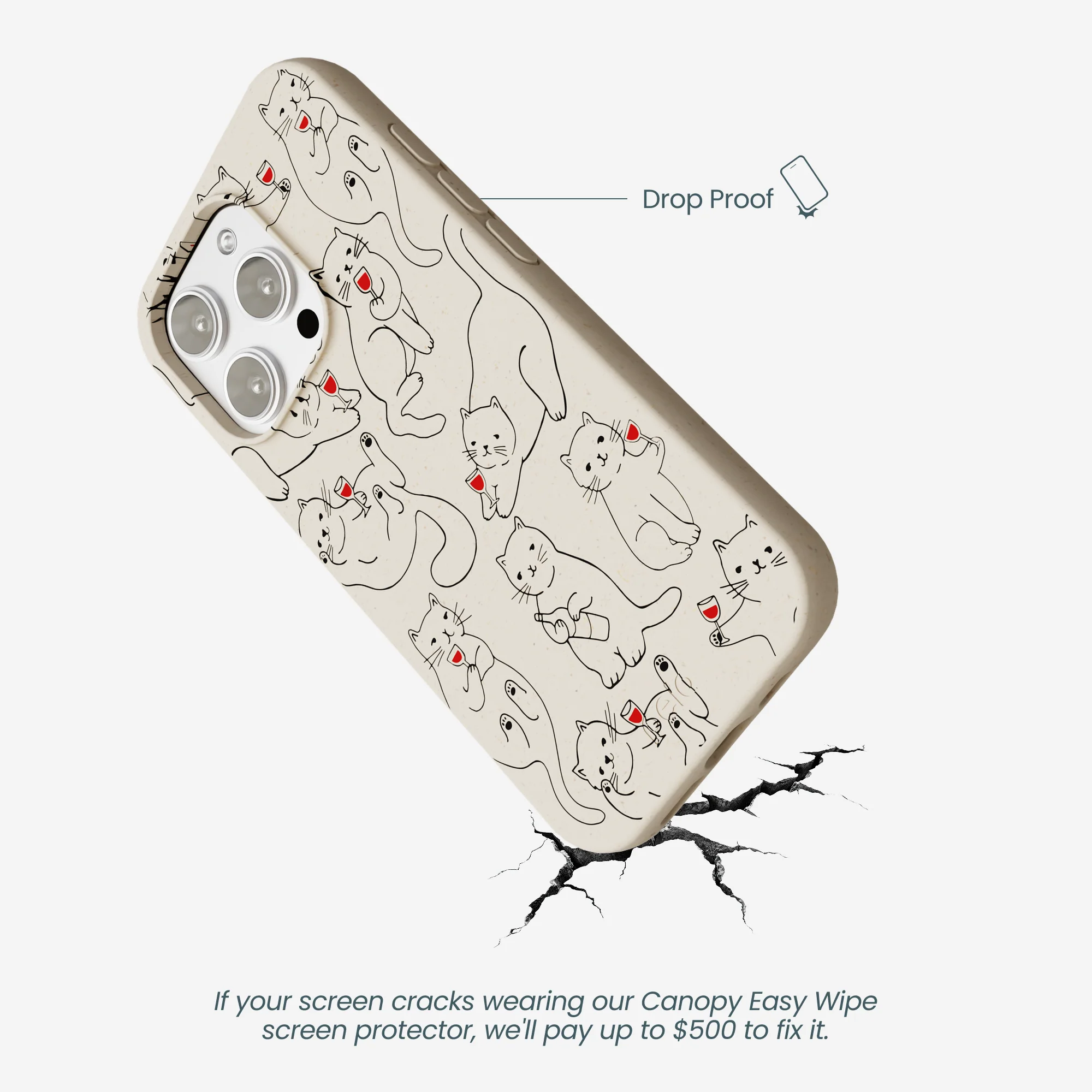 London Fog Purr and Pour iPhone 16 Pro Max Case - Image 5