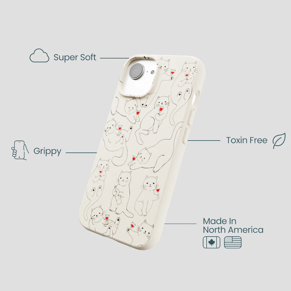 London Fog Purr and Pour iPhone 16e/17e Case - Image 4