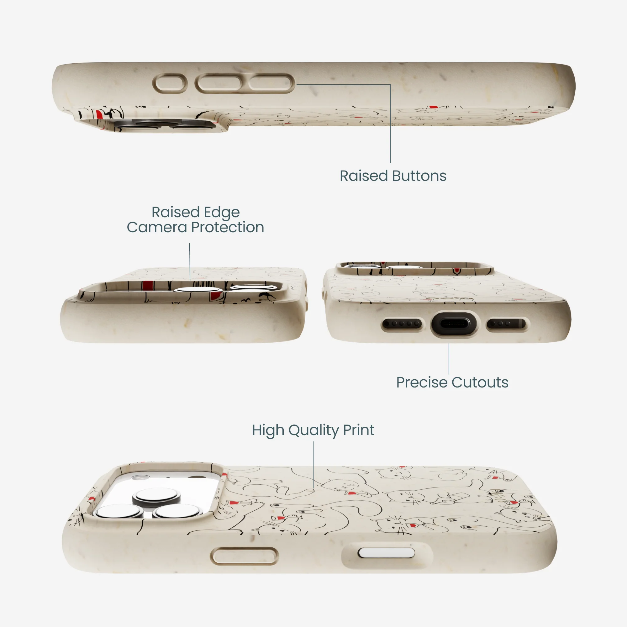 London Fog Purr and Pour iPhone 17 Pro Case - Image 3