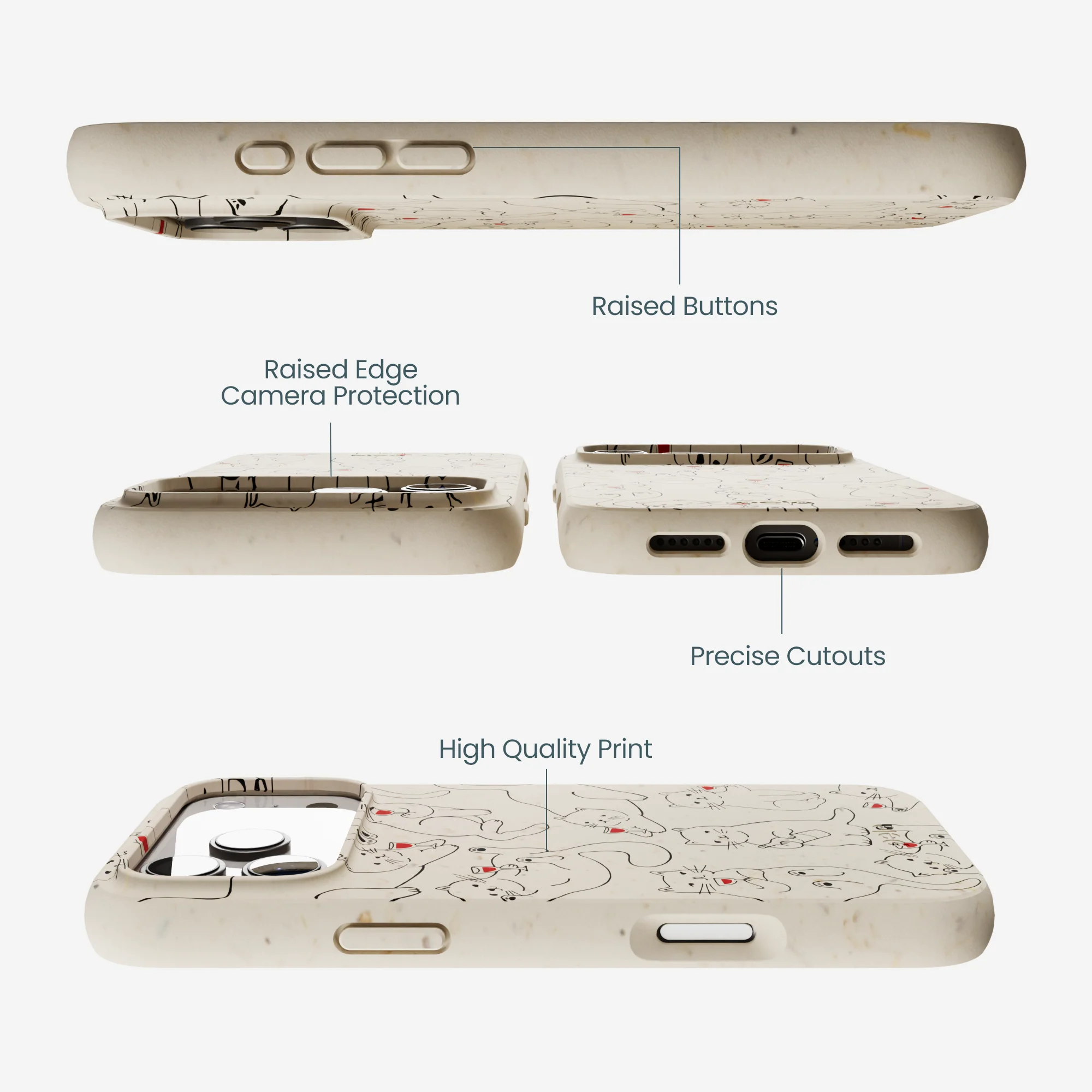 London Fog Purr and Pour iPhone 17 Pro Max Case - Image 3