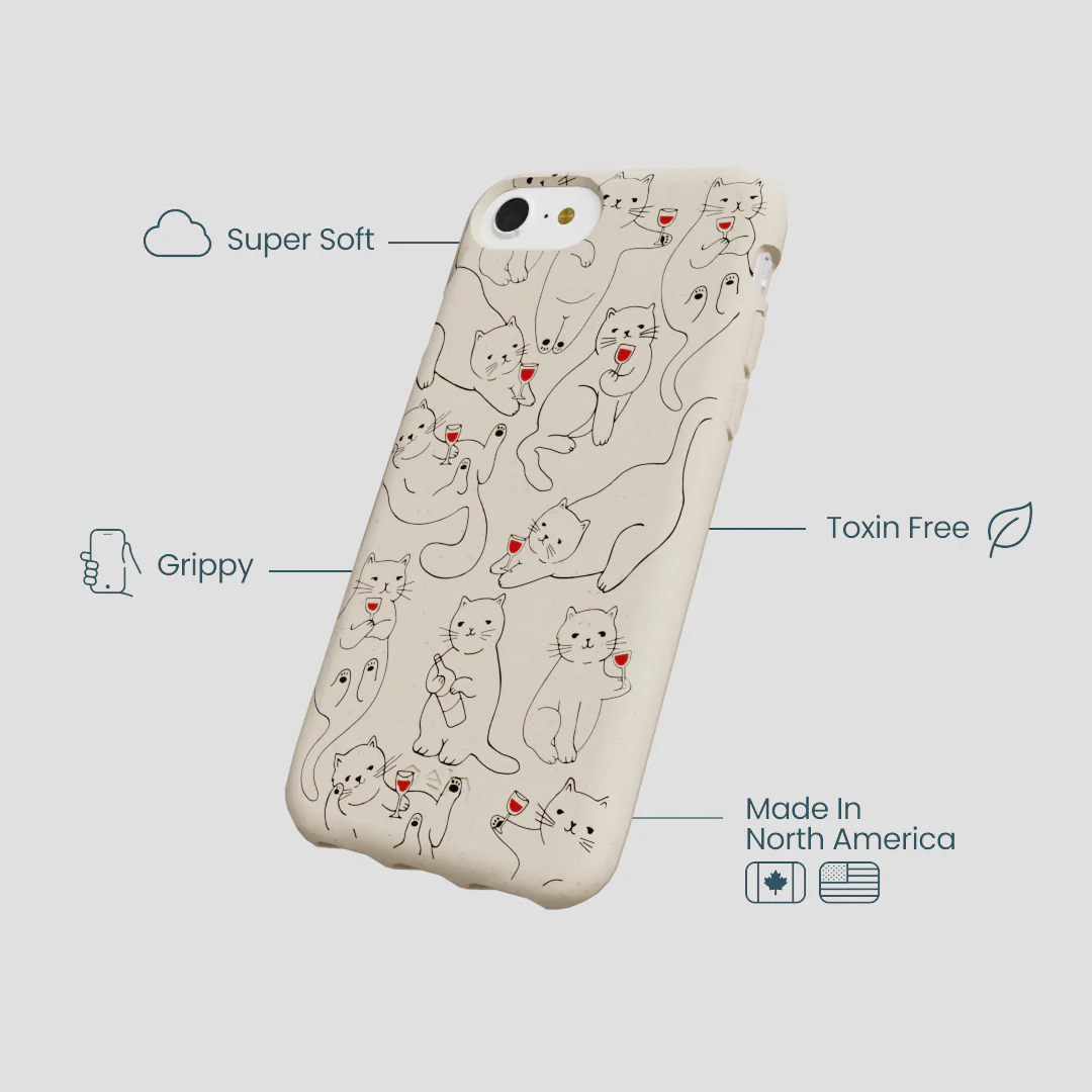 London Fog Purr and Pour iPhone 6/6s/7/8/SE Case - Image 4