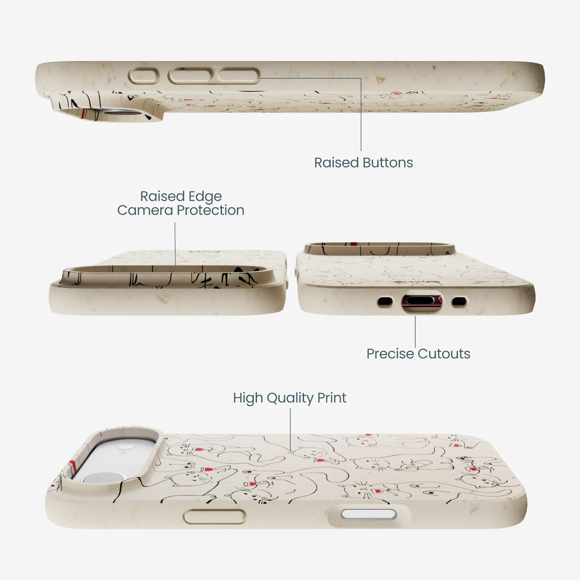London Fog Purr and Pour iPhone Air Case - Image 3