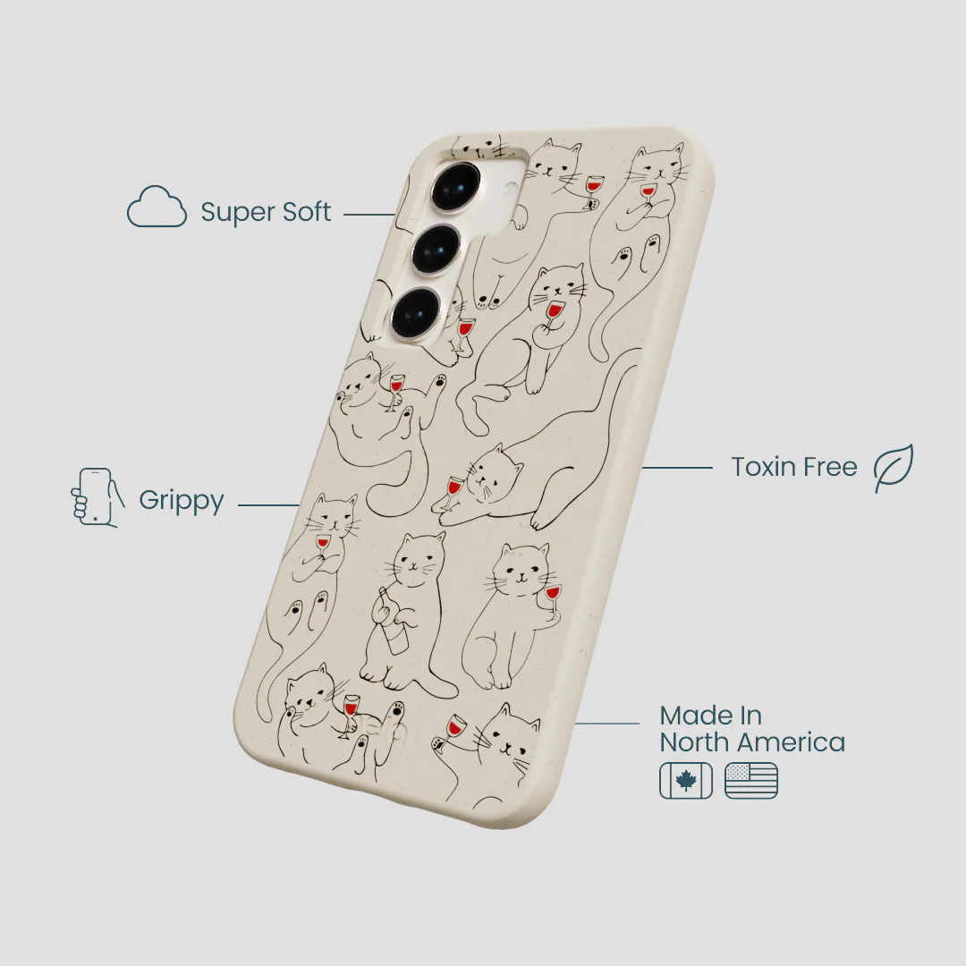London Fog Purr and Pour Samsung Galaxy S23 Case - Image 4