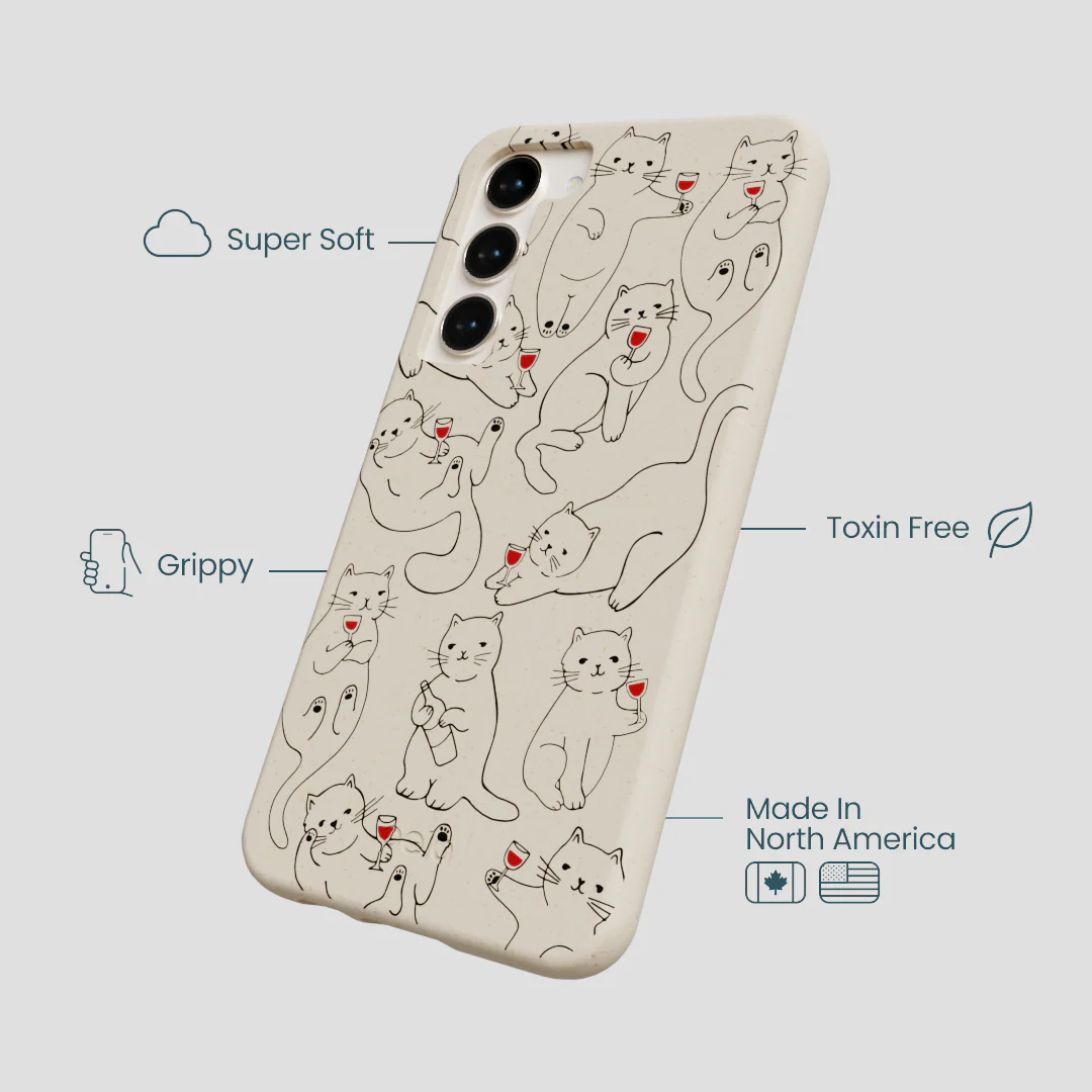 London Fog Purr and Pour Samsung Galaxy S23+(Plus) Case - Image 4