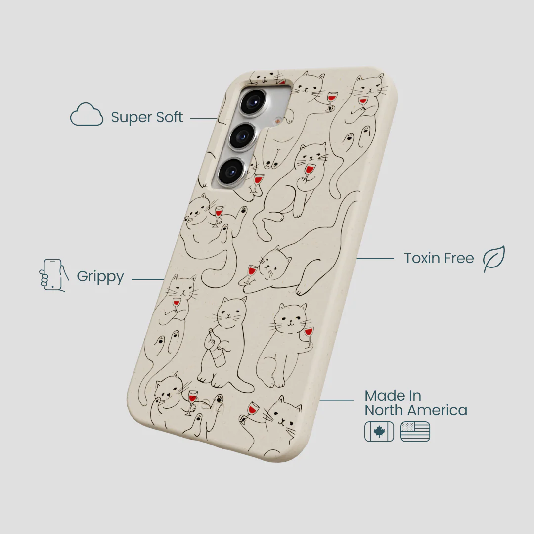 London Fog Purr and Pour Samsung Galaxy S25 Case - Image 4