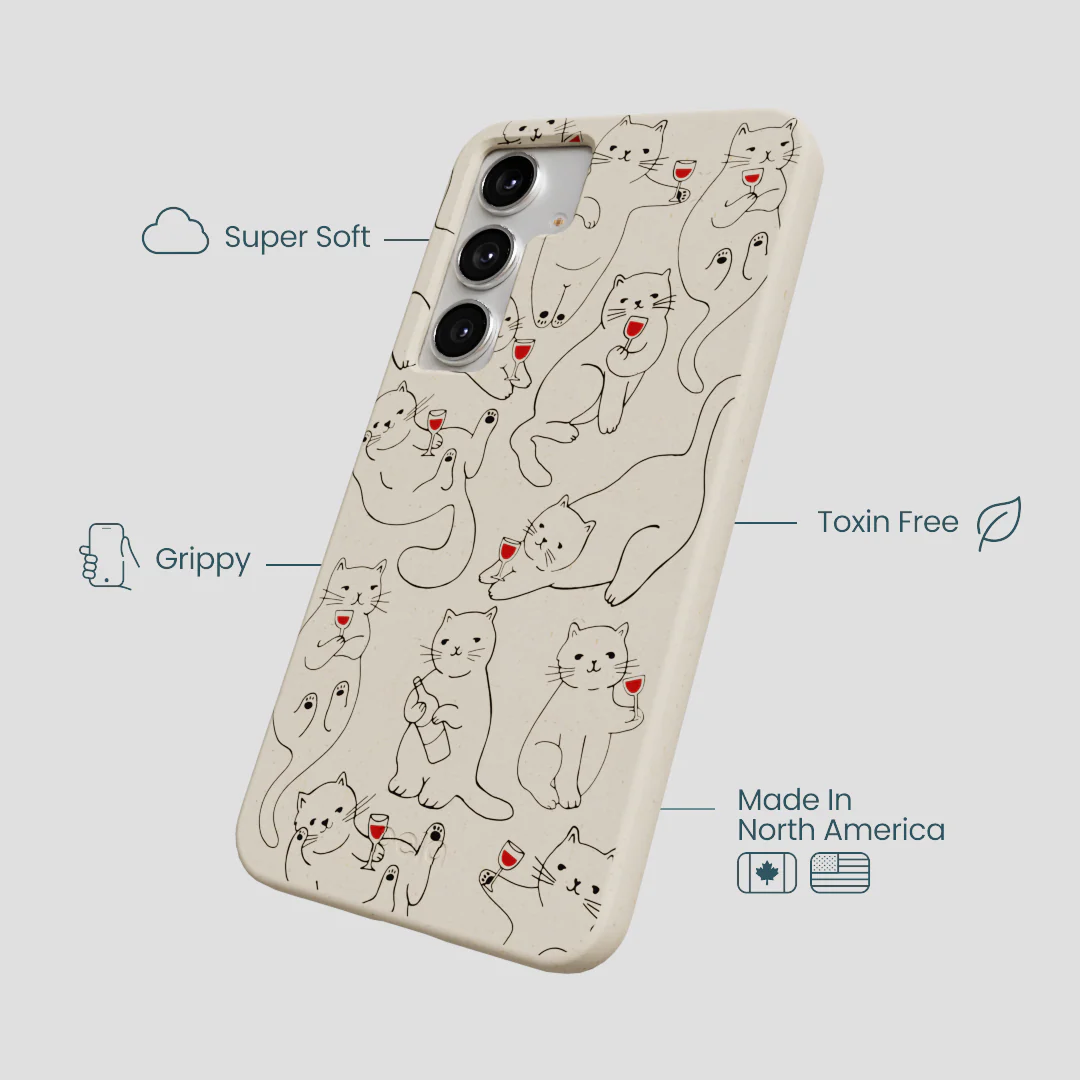 London Fog Purr and Pour Samsung Galaxy S25+(Plus) Case - Image 4