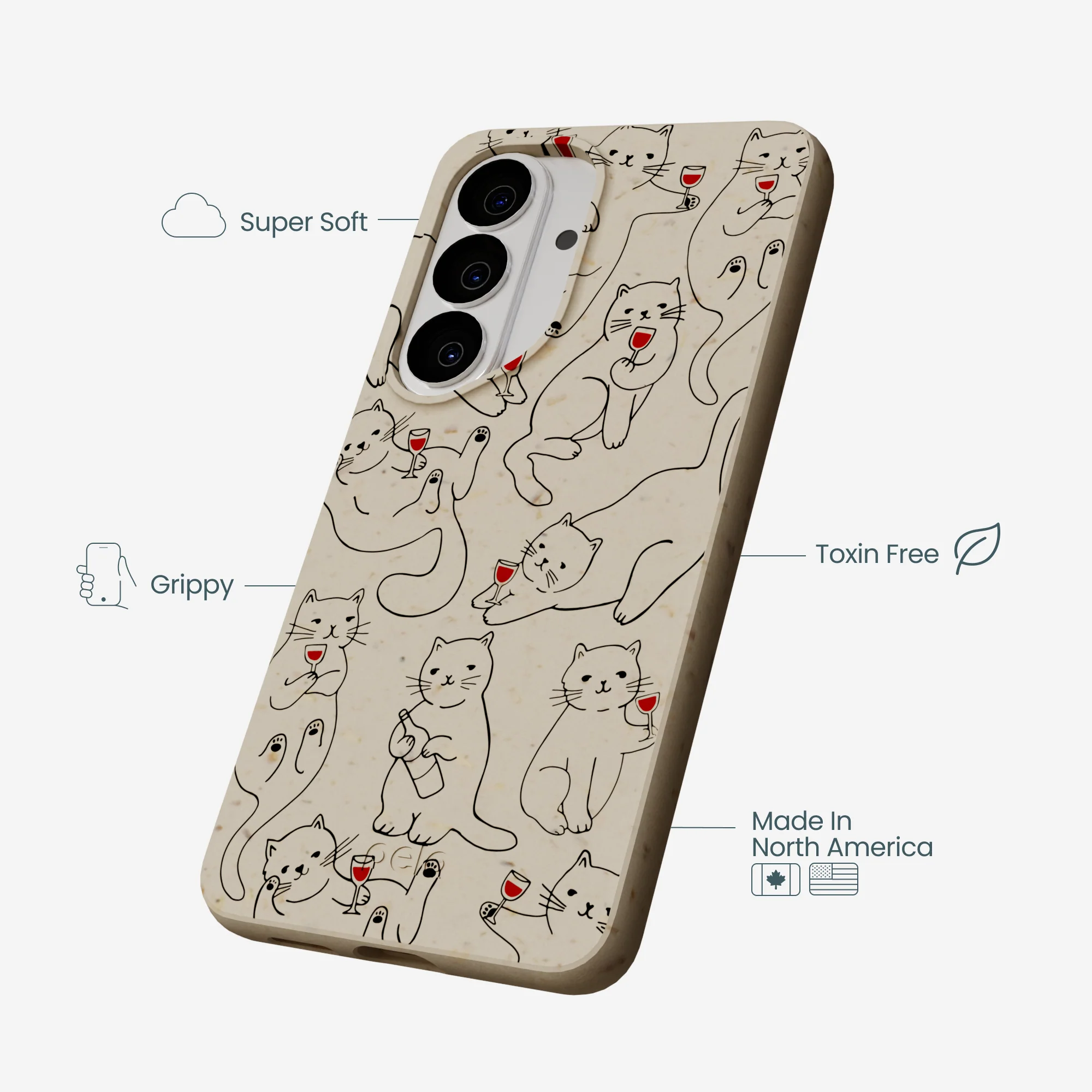 London Fog Purr and Pour Samsung Galaxy S26 Case - Image 4
