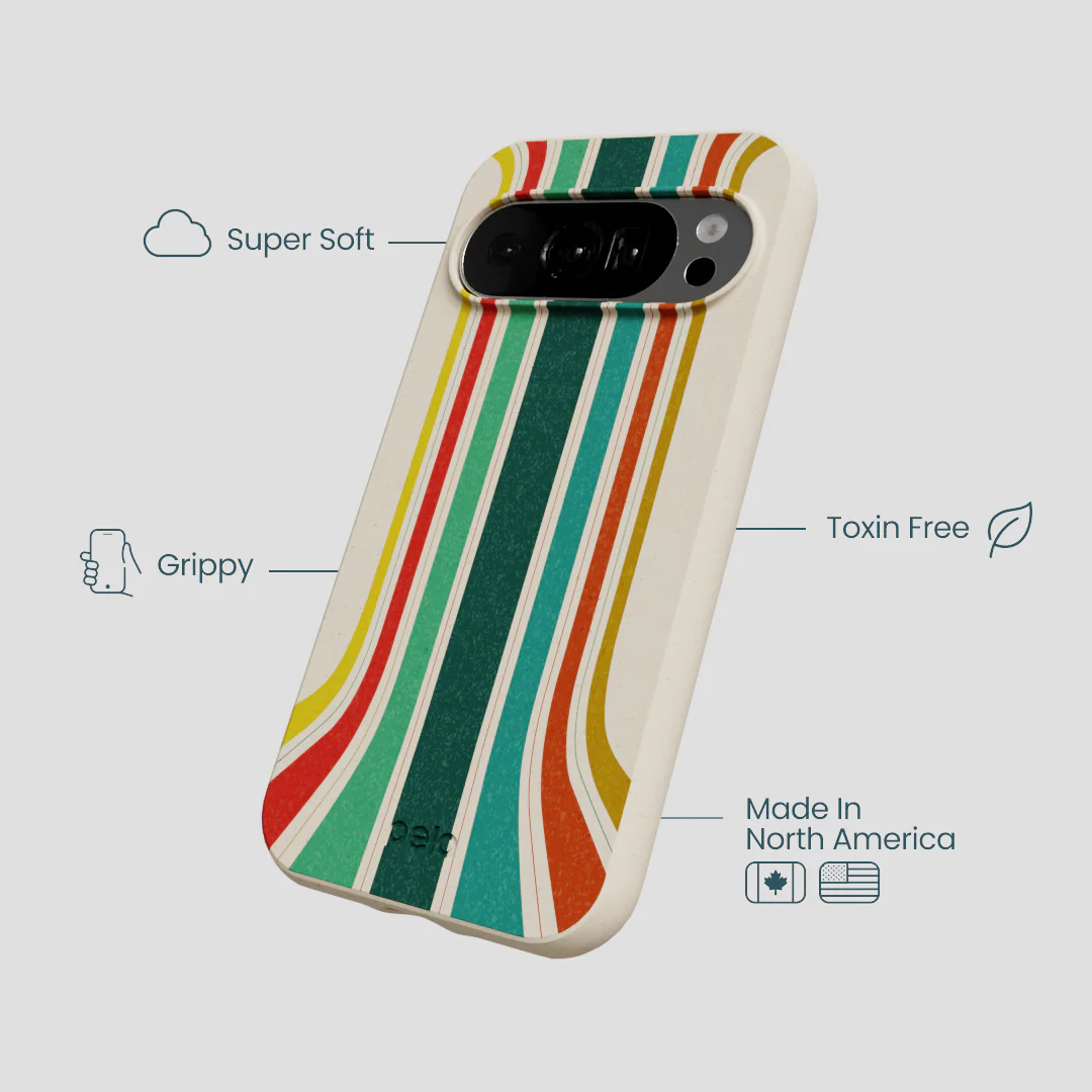 London Fog Retro Lines Google Pixel 10/10 Pro Case - Image 4