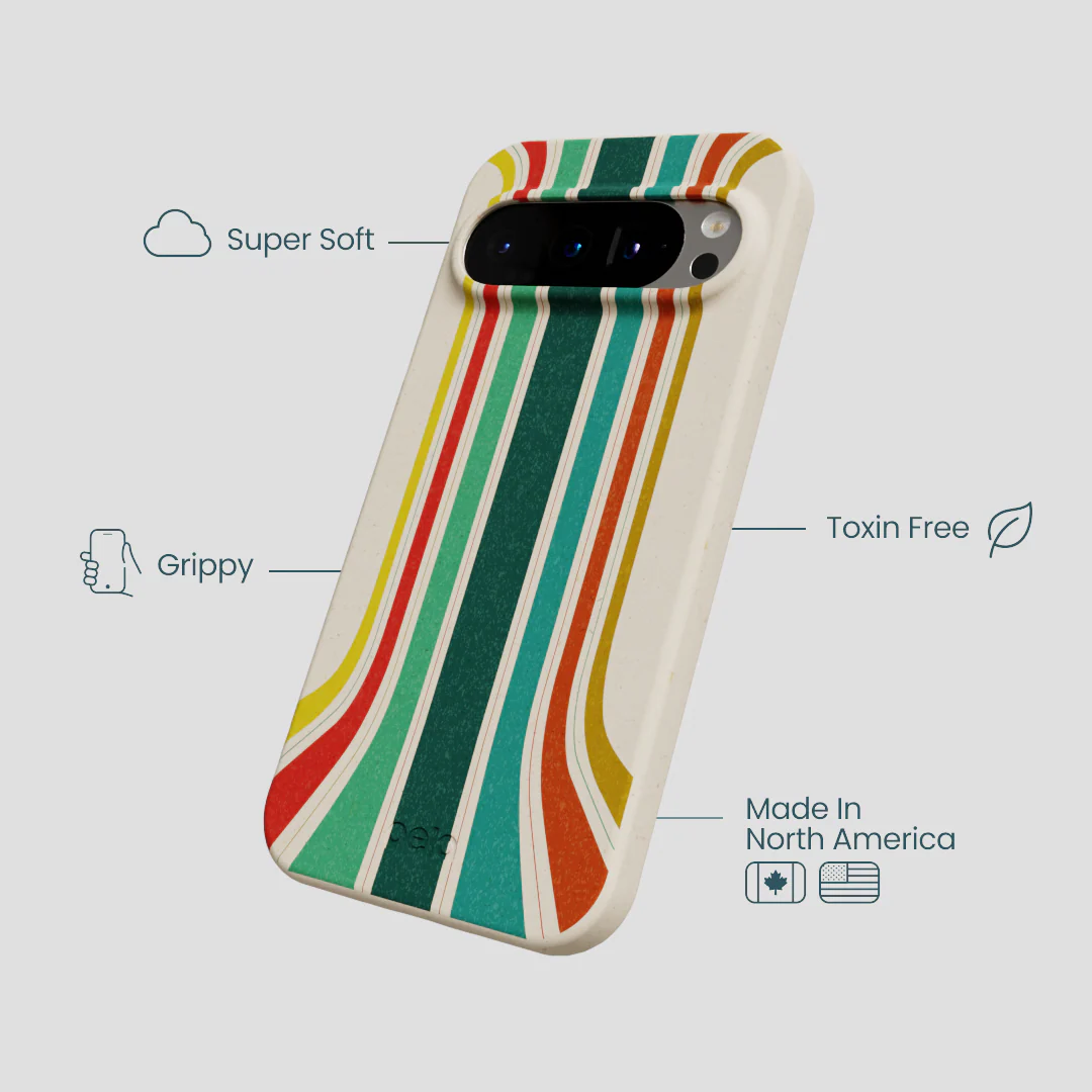 London Fog Retro Lines Google Pixel 9/9 Pro Case - Image 3