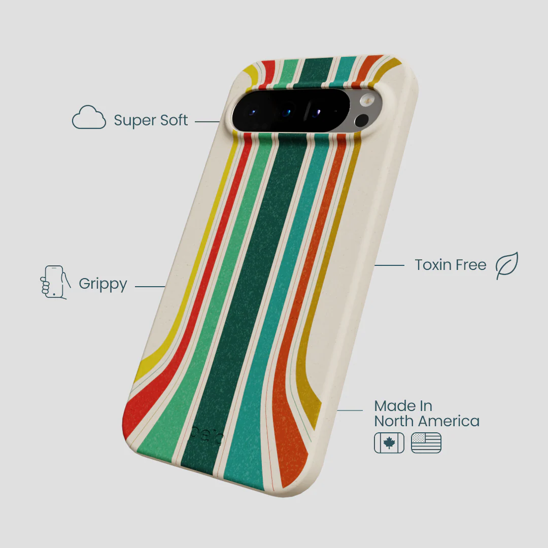 London Fog Retro Lines Google Pixel 9 Pro XL Case - Image 3