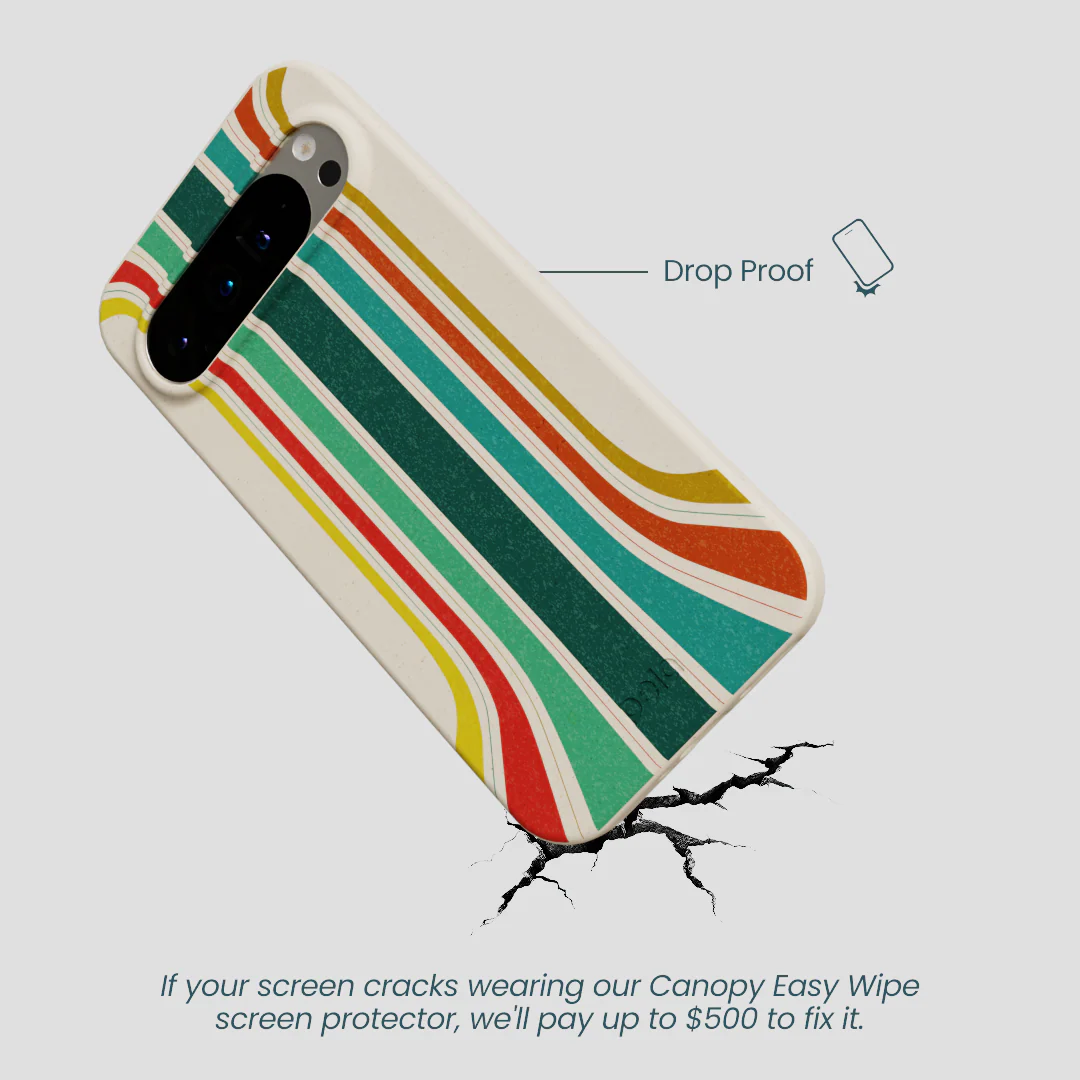 London Fog Retro Lines Google Pixel 9 Pro XL Case - Image 4