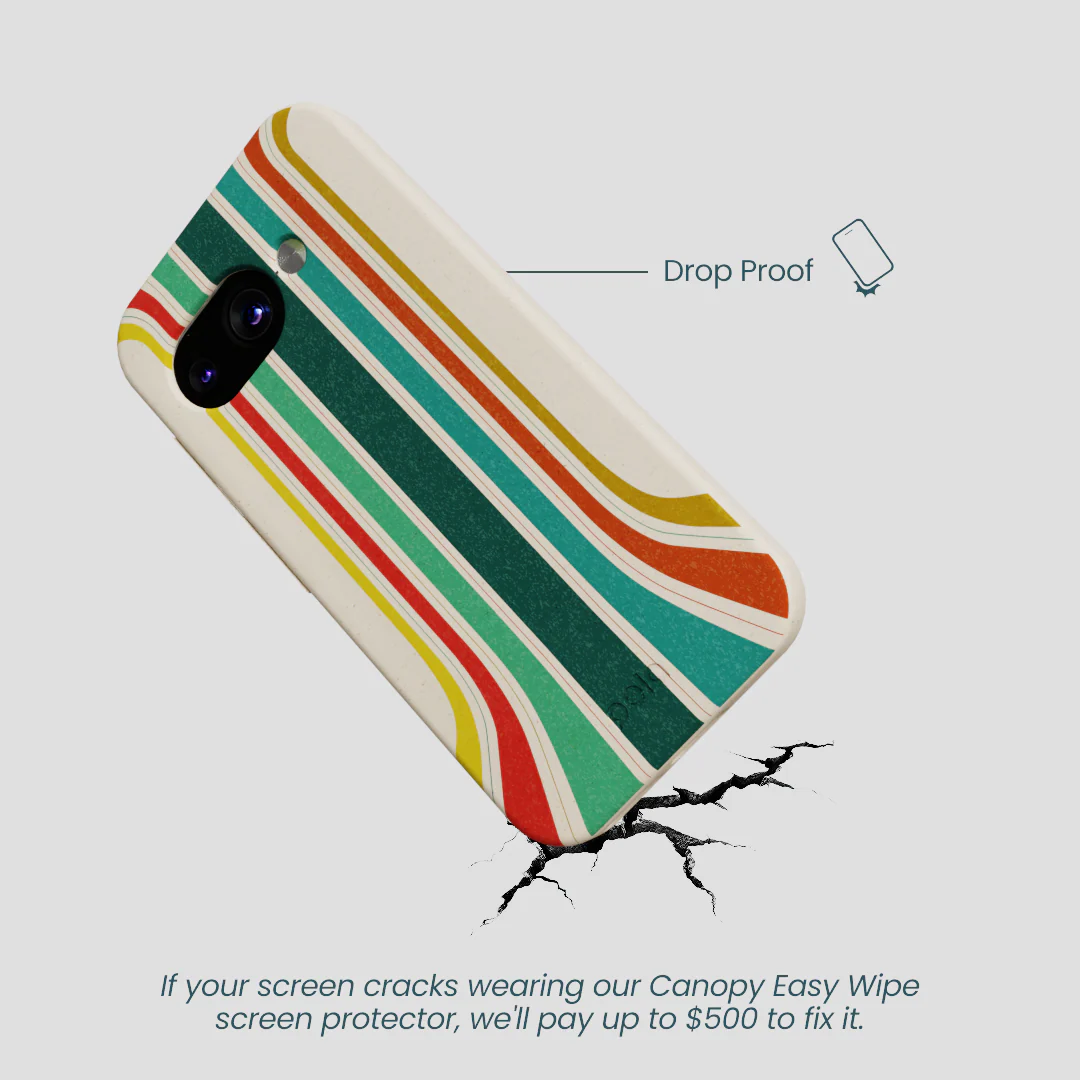 London Fog Retro Lines Google Pixel 9a Case - Image 4