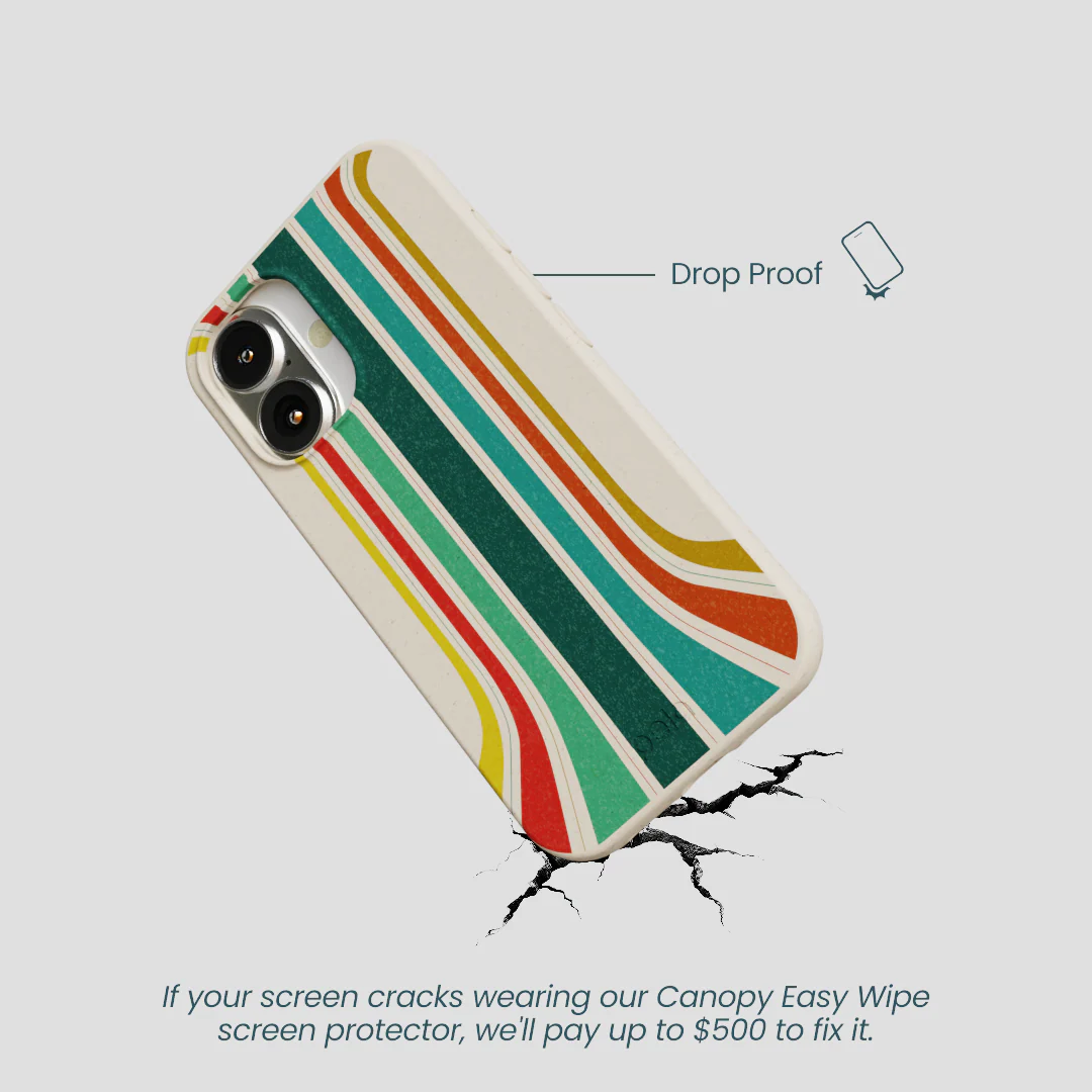 London Fog Retro Lines iPhone 16 Case - Image 5