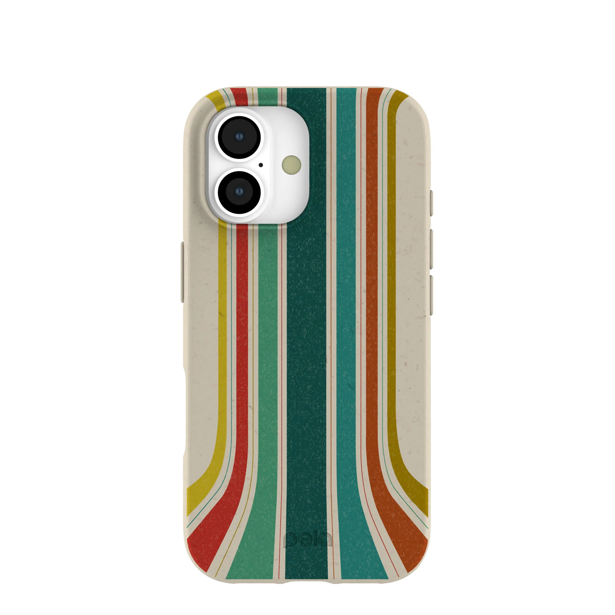 London Fog Retro Lines iPhone 17 Case