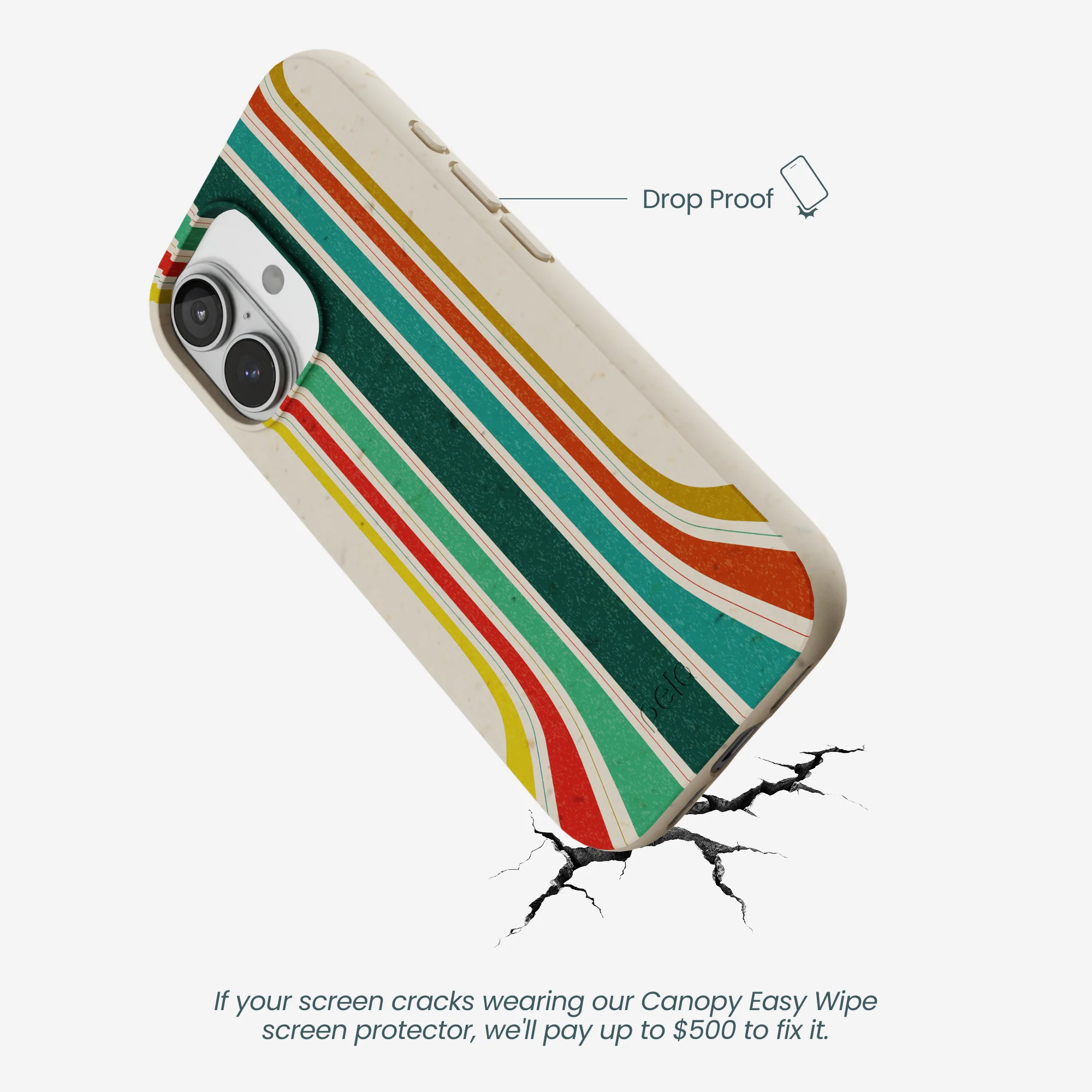 London Fog Retro Lines iPhone 17 Case - Image 5