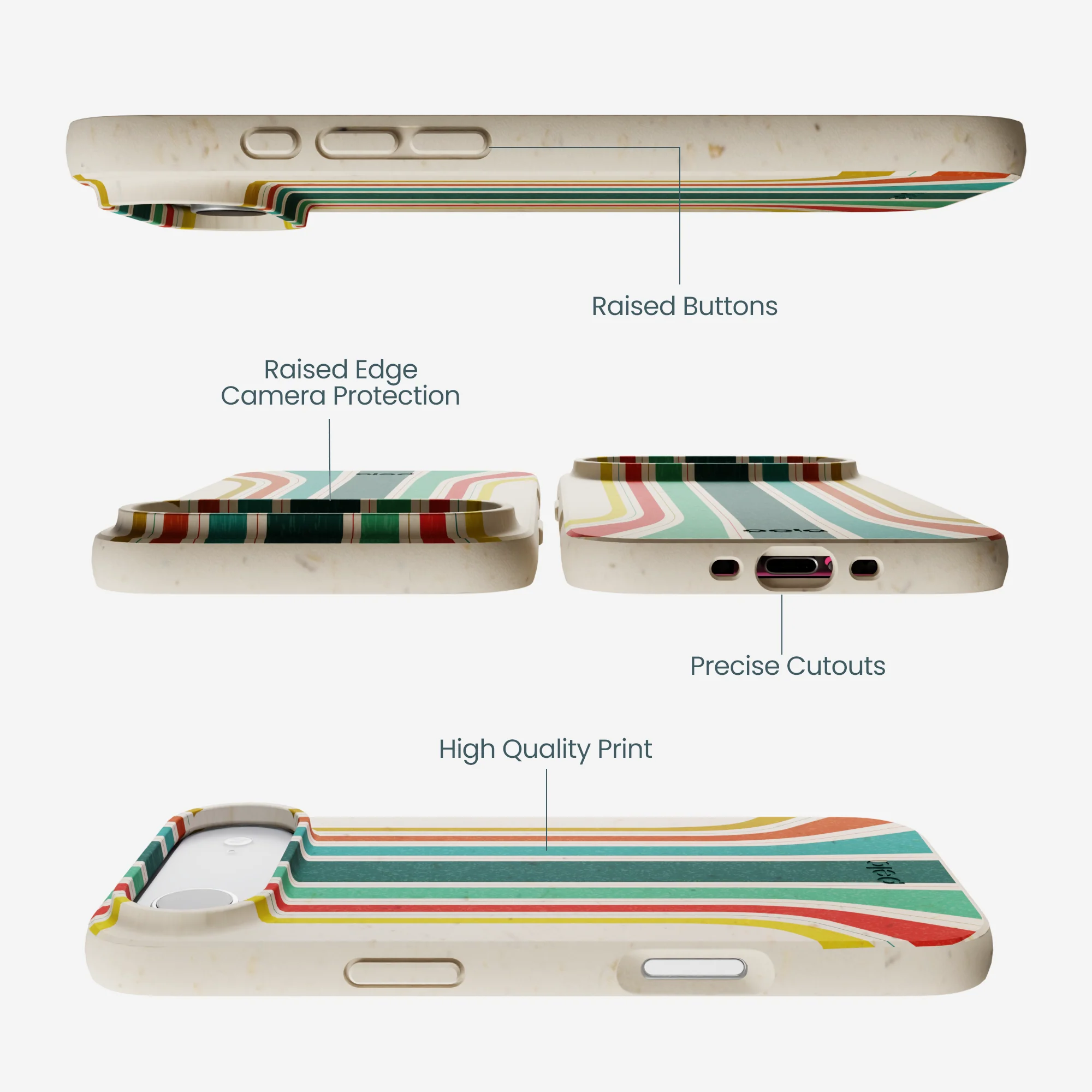 London Fog Retro Lines iPhone Air Case - Image 3