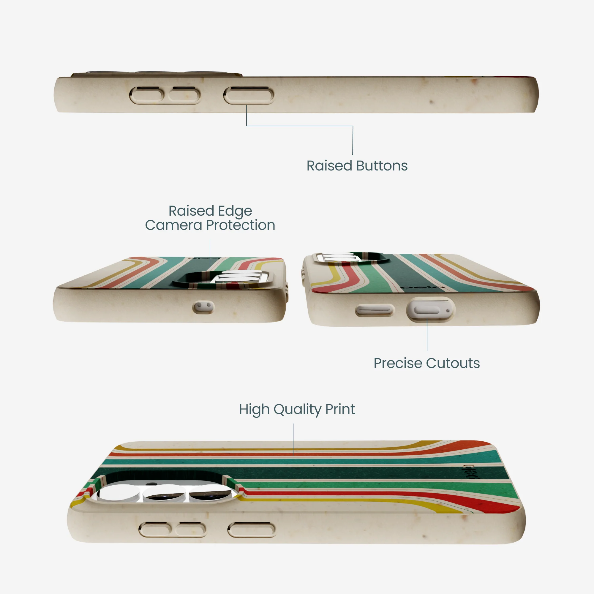 London Fog Retro Lines Samsung Galaxy S26 Case - Image 2