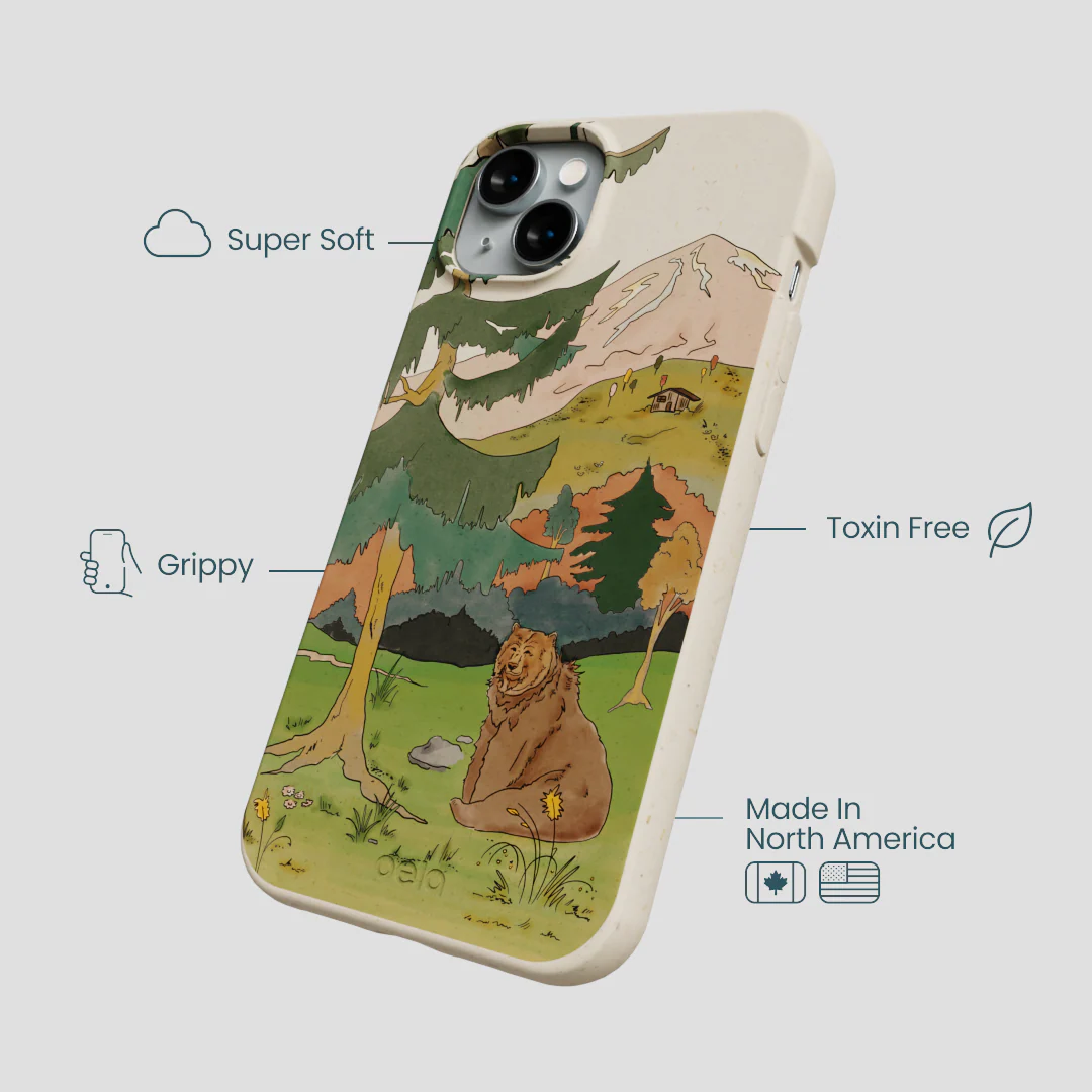 London Fog Rocky Bear iPhone 14 Plus Case - Image 4