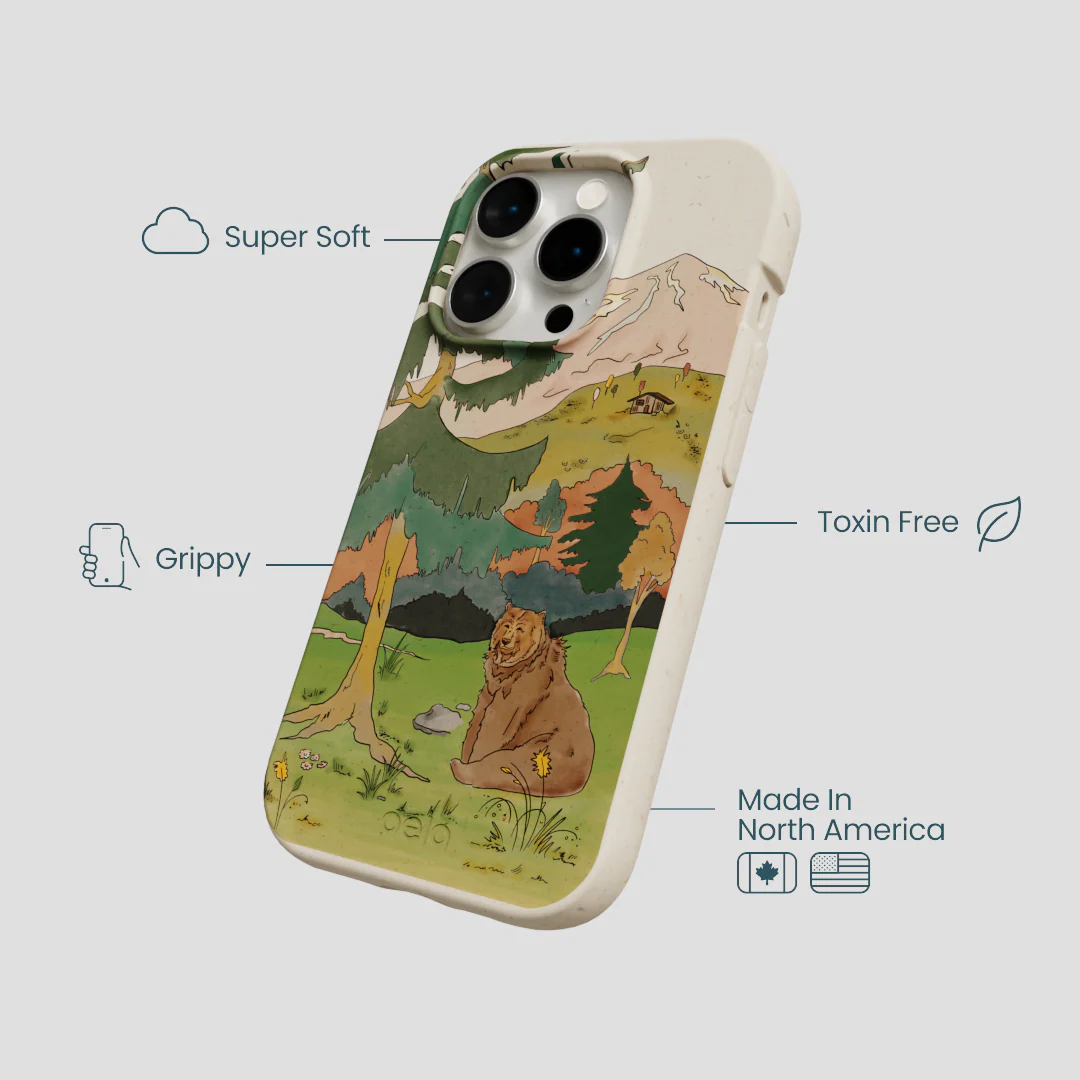 London Fog Rocky Bear iPhone 14 Pro Case - Image 4