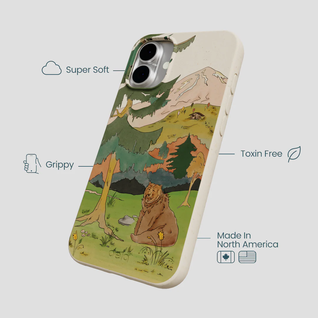 London Fog Rocky Bear iPhone 16 Plus Case - Image 4
