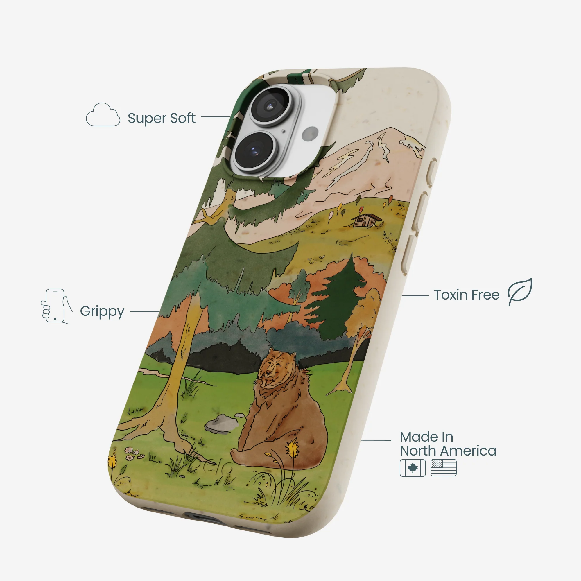 London Fog Rocky Bear iPhone 17 Case - Image 4