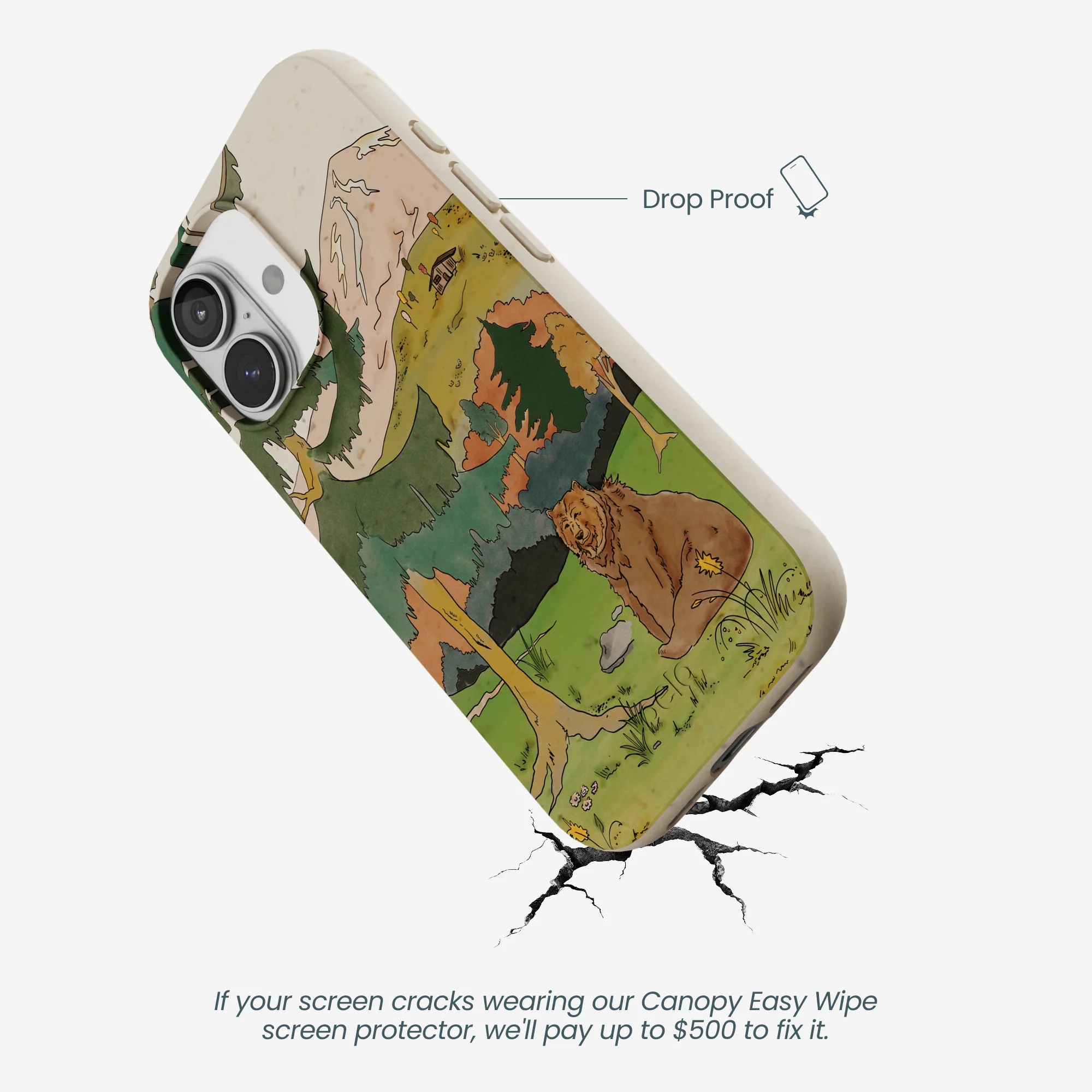 London Fog Rocky Bear iPhone 17 Case - Image 5