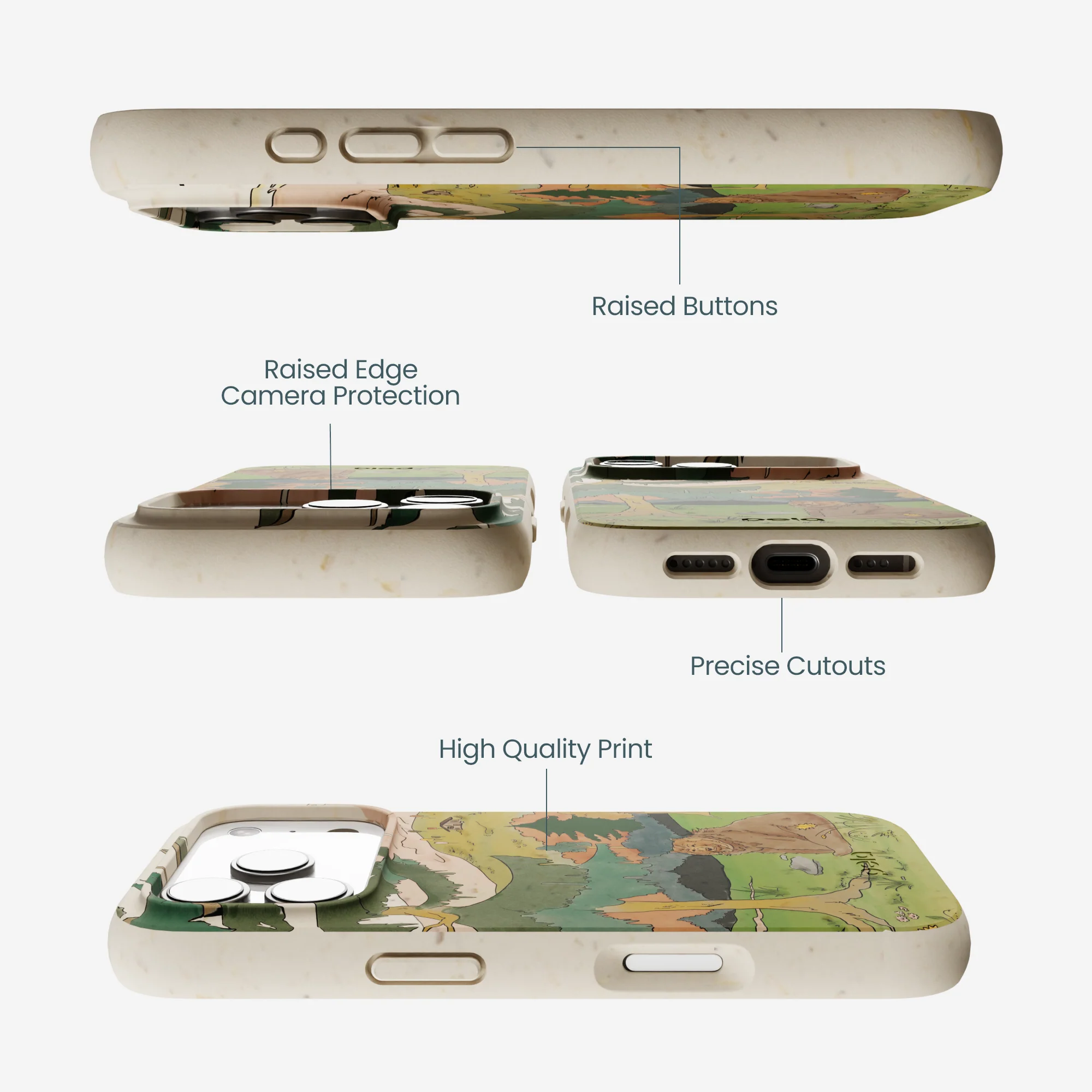London Fog Rocky Bear iPhone 17 Pro Case - Image 3