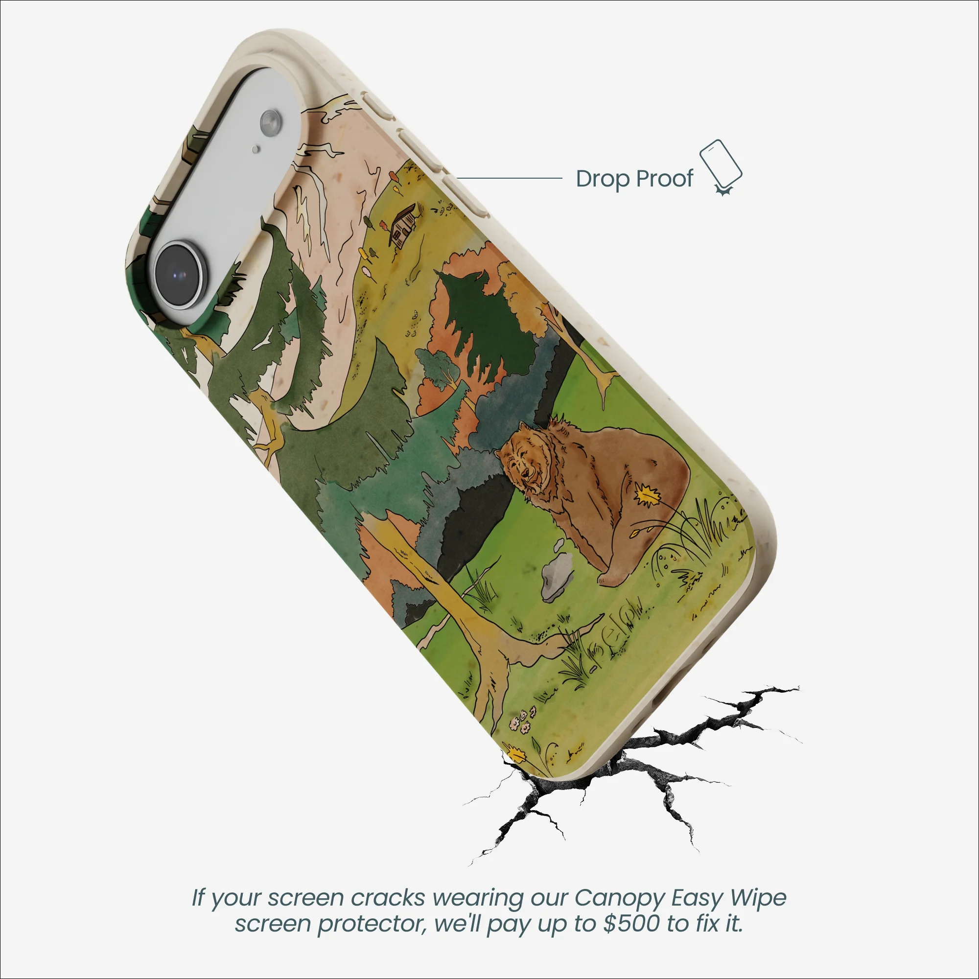 London Fog Rocky Bear iPhone Air Case - Image 5