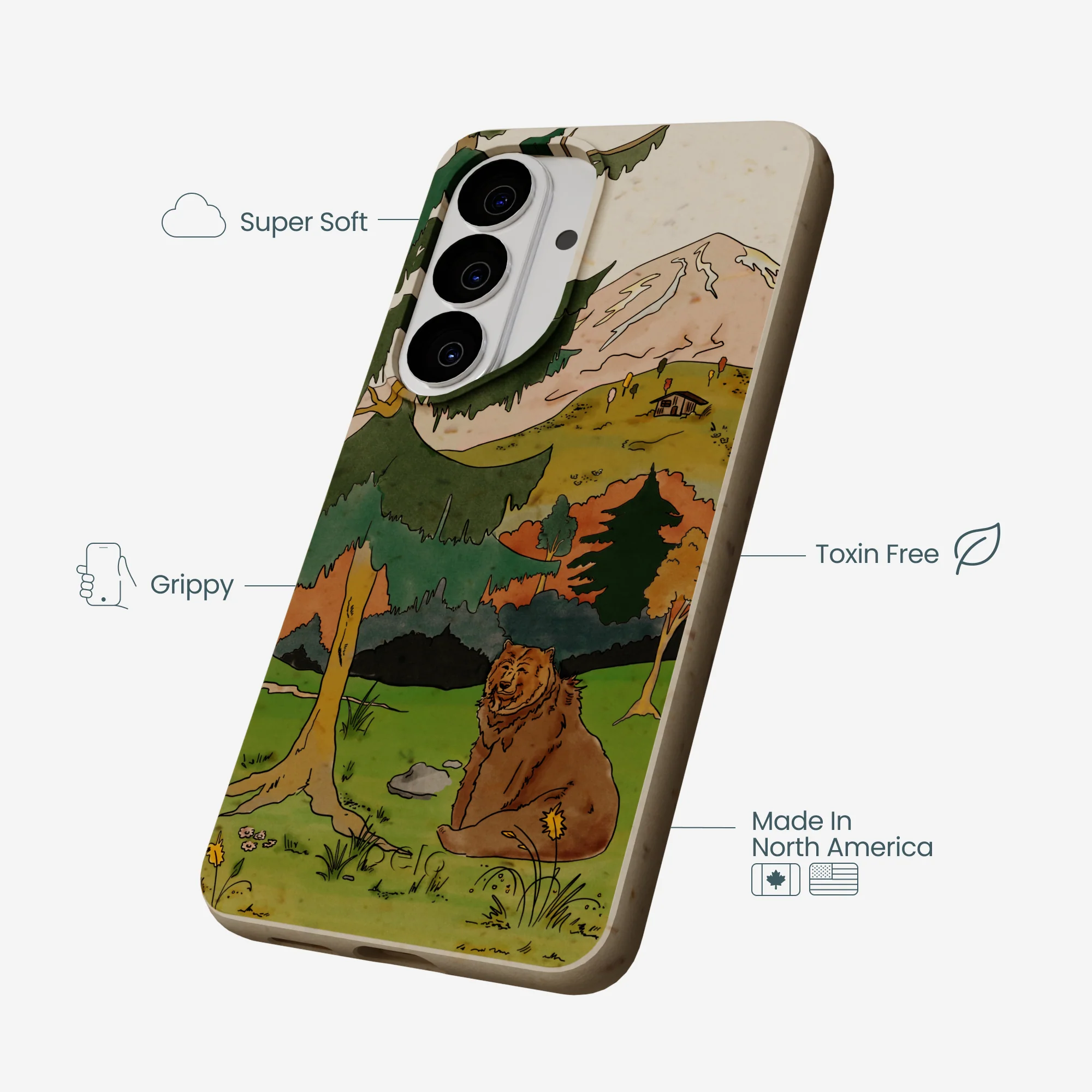 London Fog Rocky Bear Samsung Galaxy S26 Case - Image 4