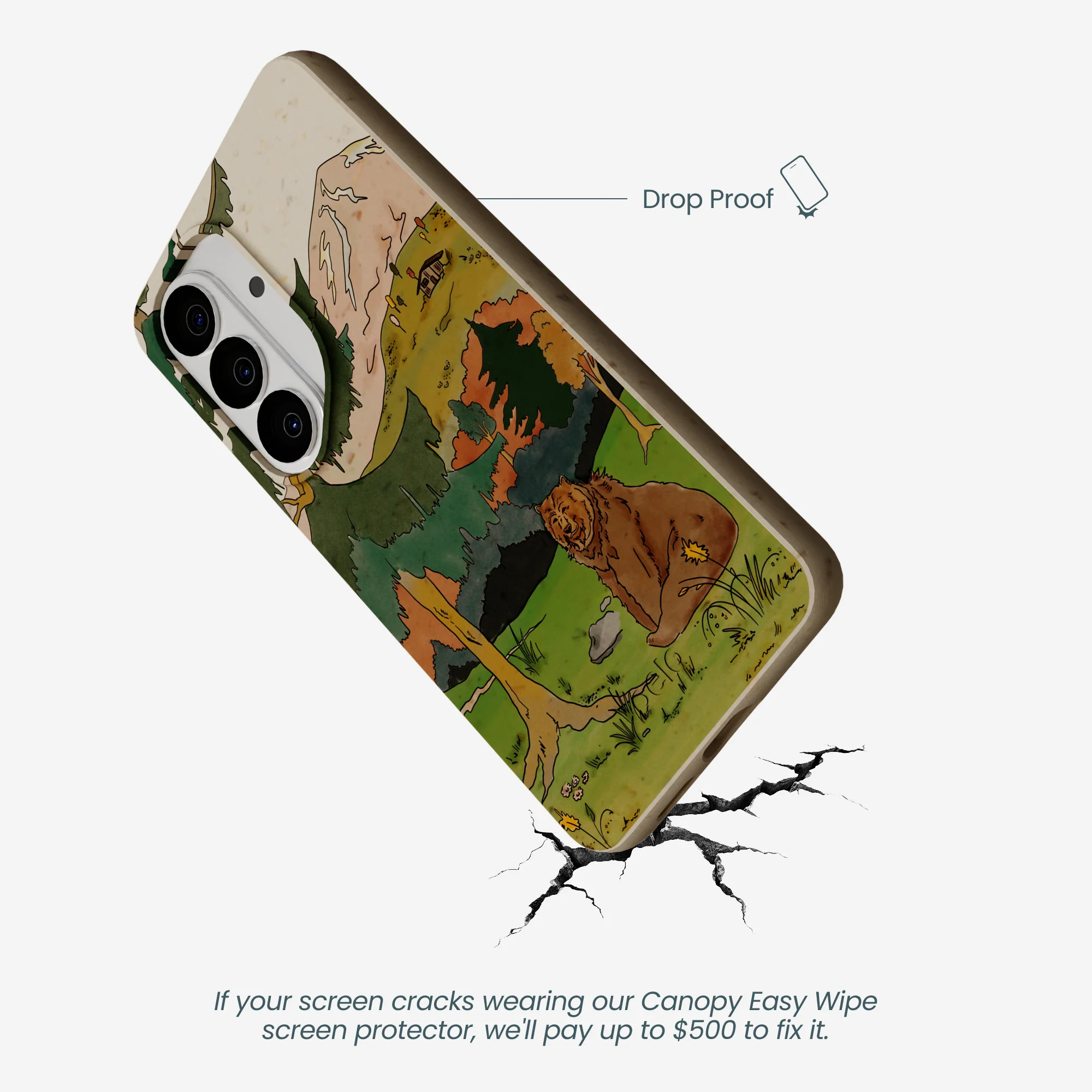 London Fog Rocky Bear Samsung Galaxy S26 Case - Image 5